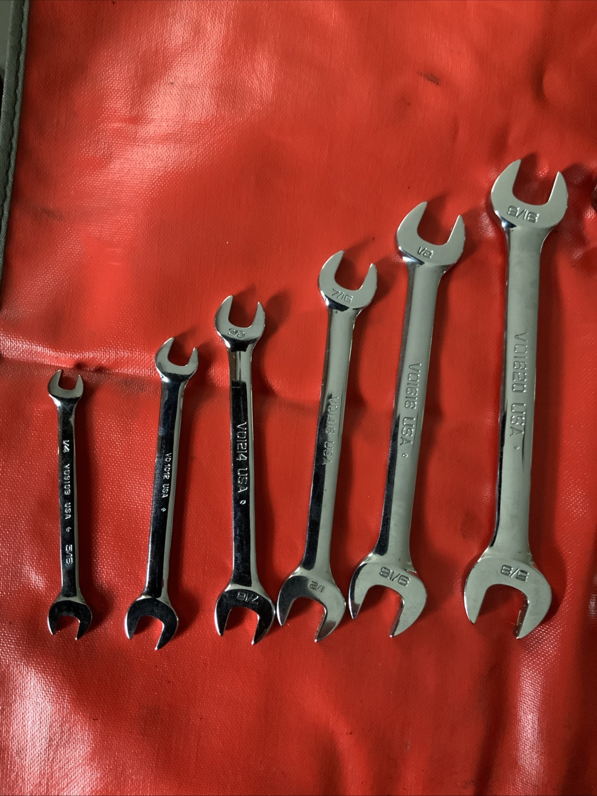Snap On 15pc Double Open End Wrench Set, 1/4 Up To 1 5/16….sae….