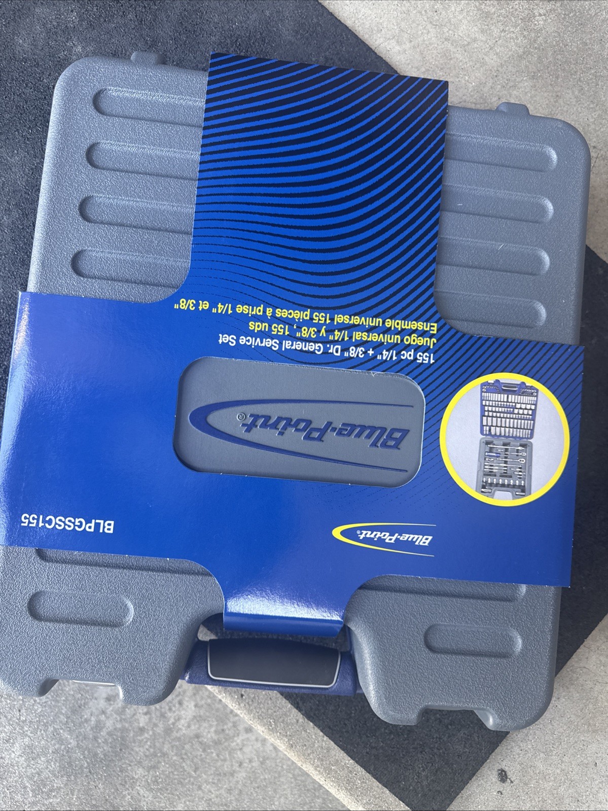 For Blue Point BLPGSSC155 155 pc Combination Drive SAE / Metric General Service