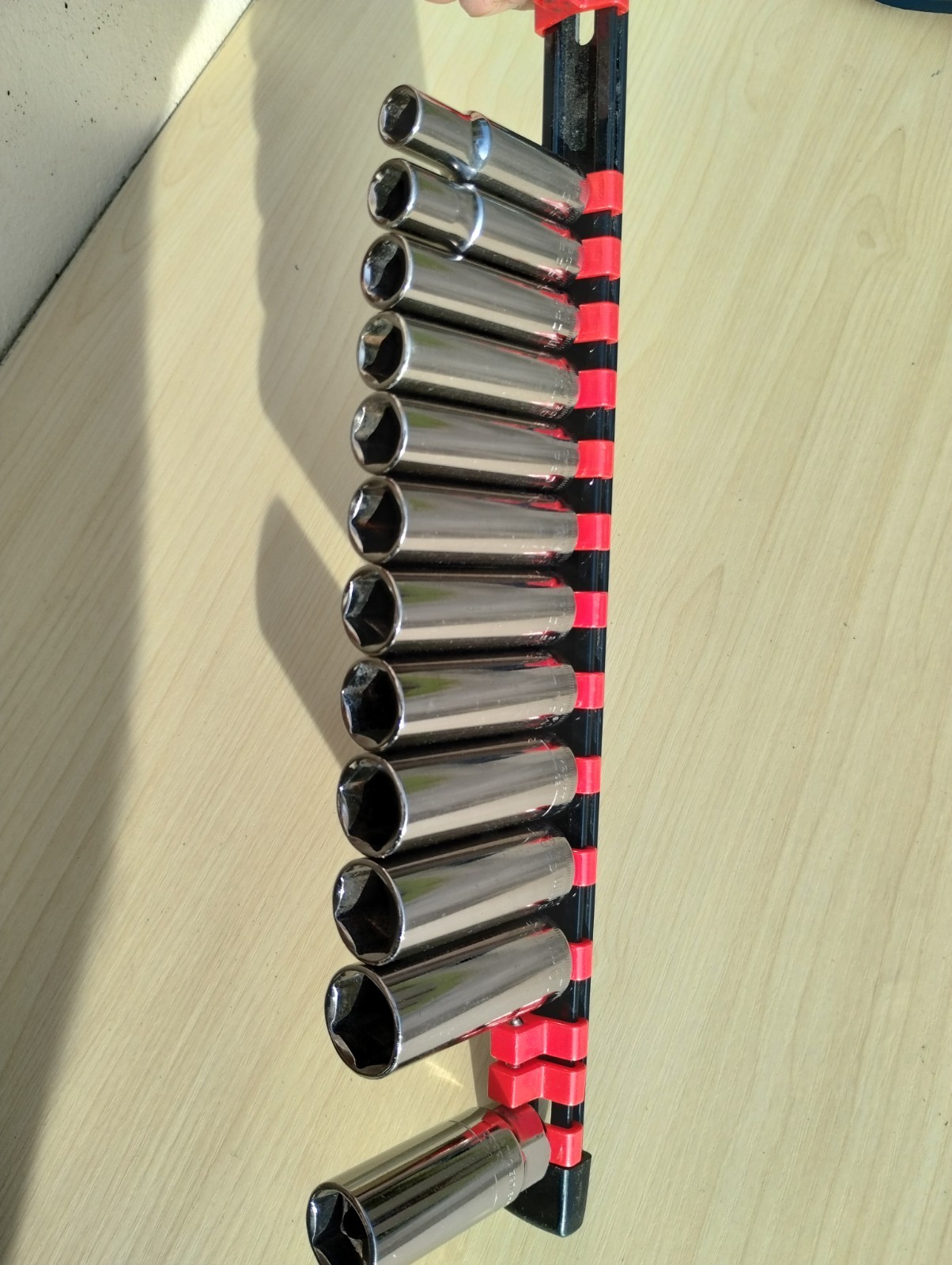 Vintage Craftsman G2-Metric Deep Socket Set 9mm–19mm+18 SparkUSA Made 3/8” Drive