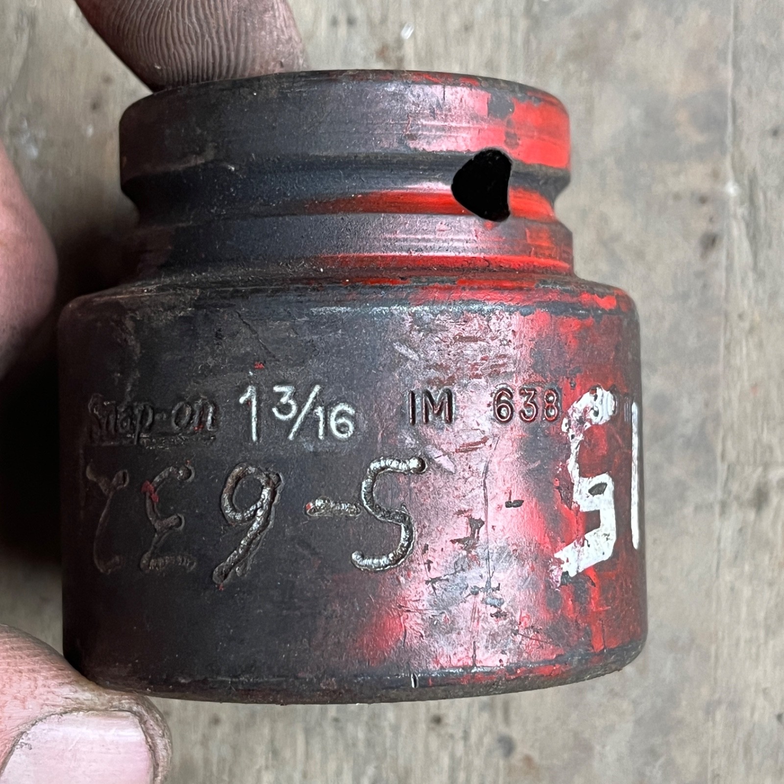 Snap-On IM638 3/4″ Drive 1-3/16″ Impact Socket 8 point SAE – C