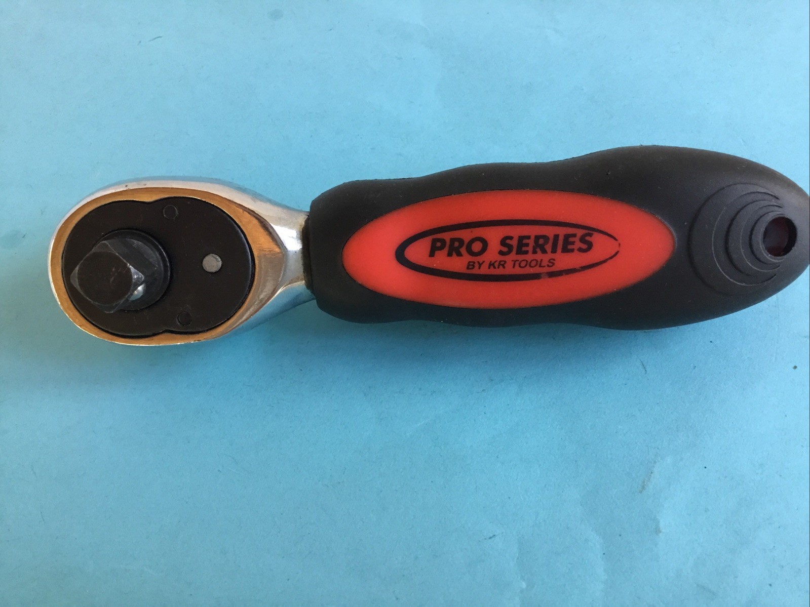 KR Tools Pro Series 5 1/2″ Dual Drive 1/4″ & 3/8″ Drive Reversible Ratchet EUC
