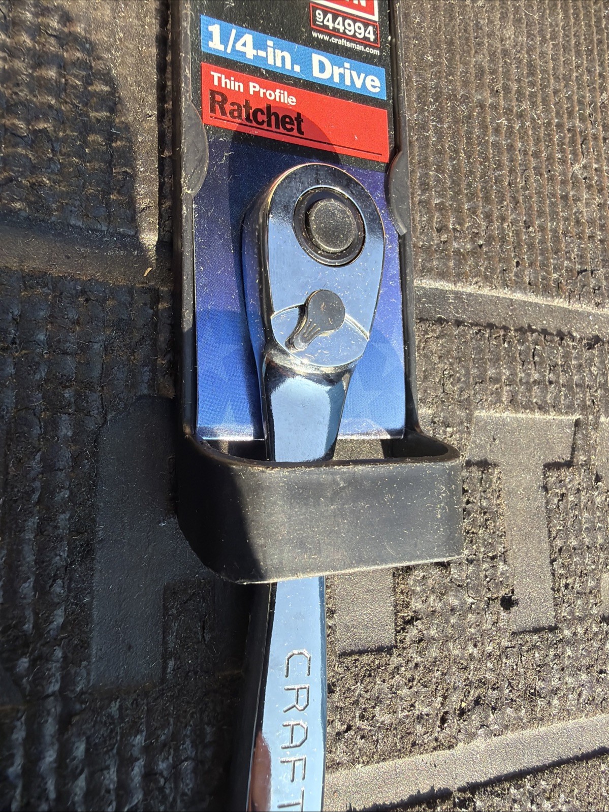 Sears Craftsman USA Nos 1/4” Drive Thin Profile FULL Polished Ratchet 44994 Vs