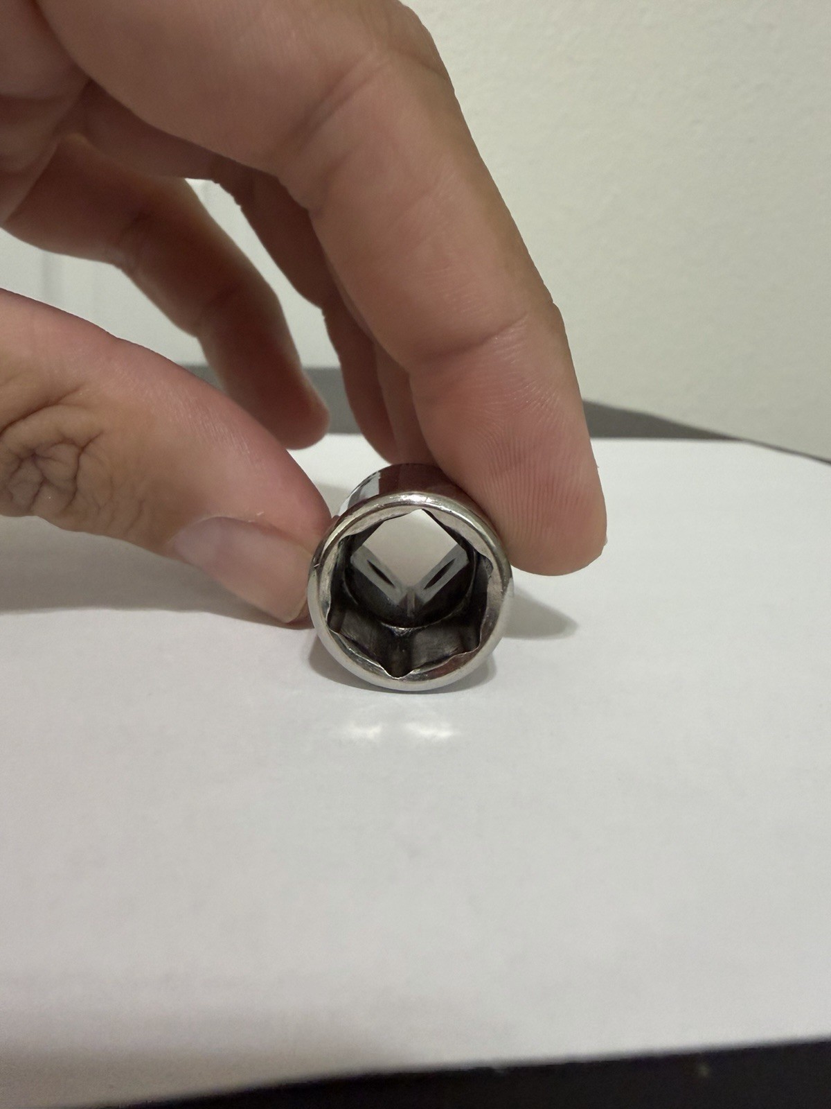 Snap-On Tools 3/8″ Dr. 14mm Metric 6 Point Shallow Chrome Socket FSM141 USA