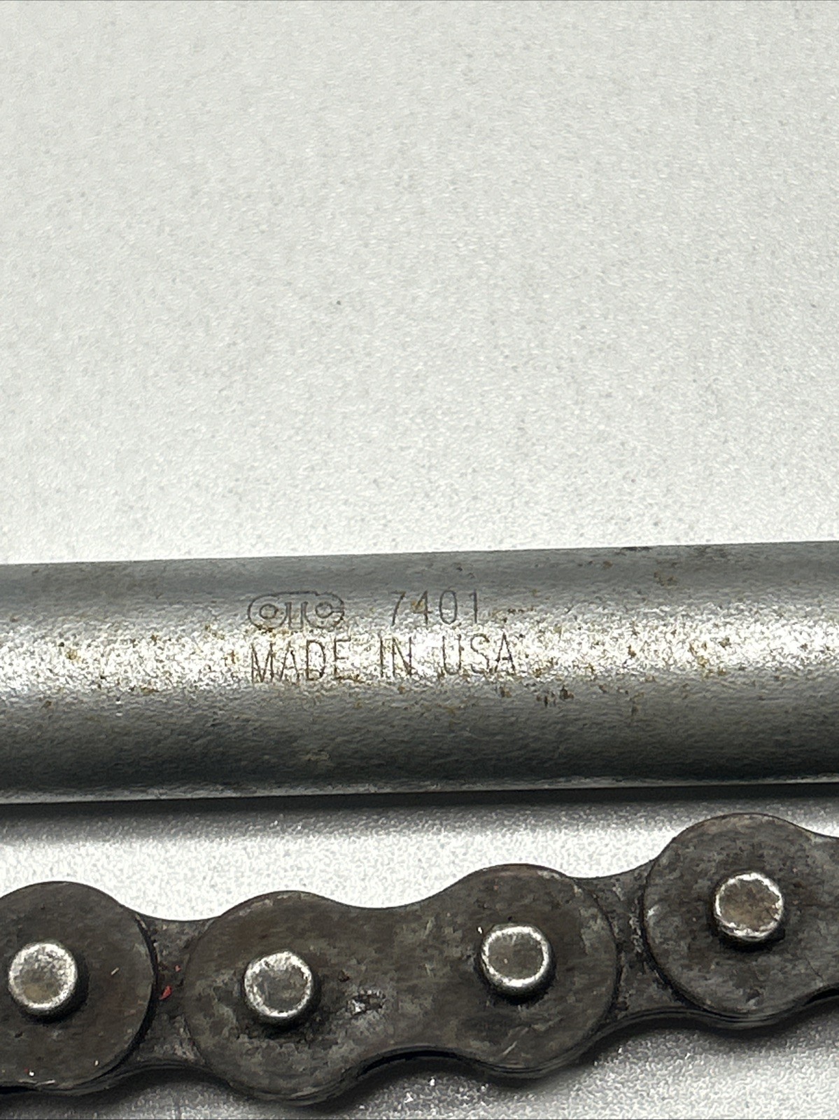 OTC 7401 Chain Wrench,19-1/2″OAL,fits to 6-1/2″pipe,USA~Good Condition OTC