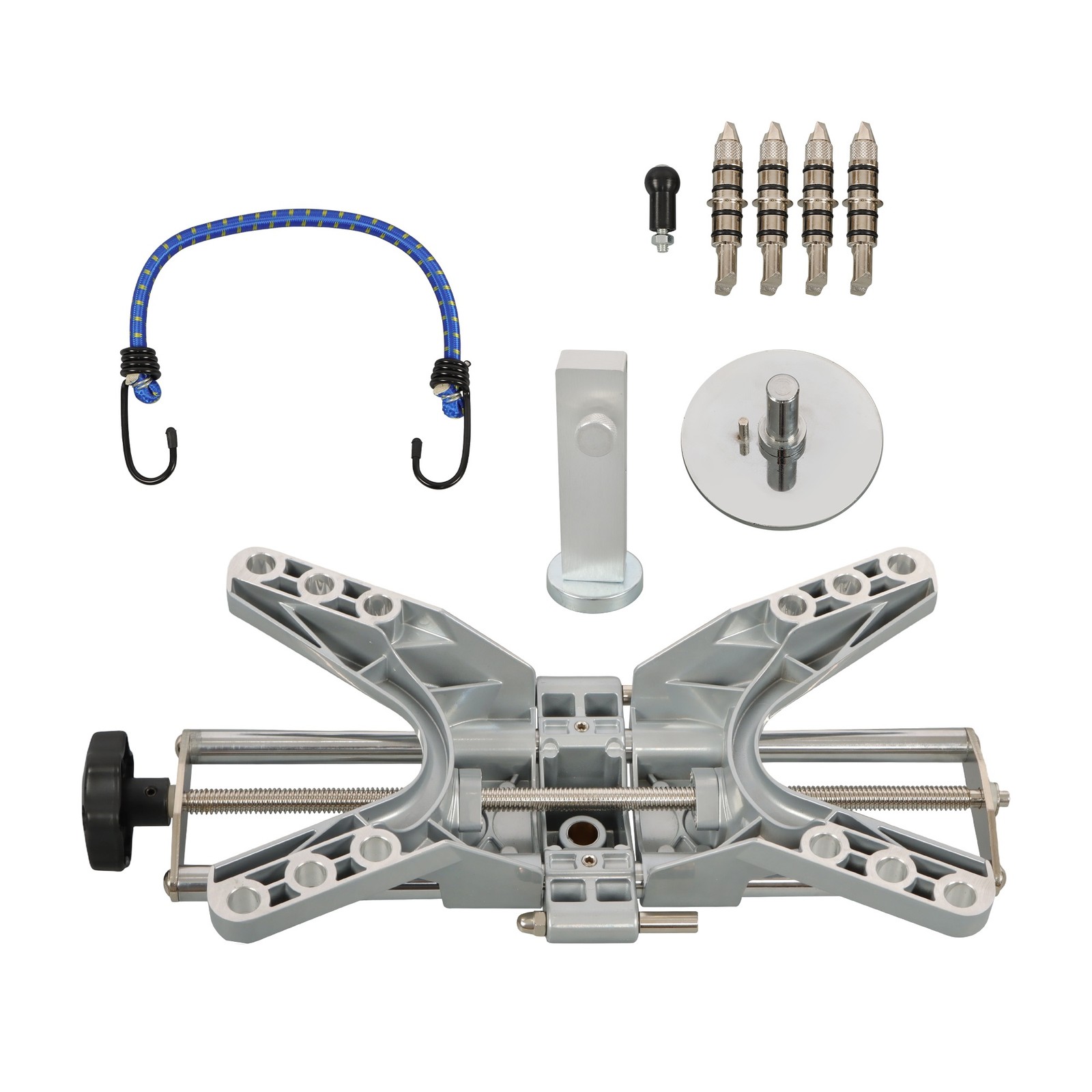 Wheel Alignment Rack Tool 3D DSP Wheel Clamp with Adapter for Magnetic Gauges