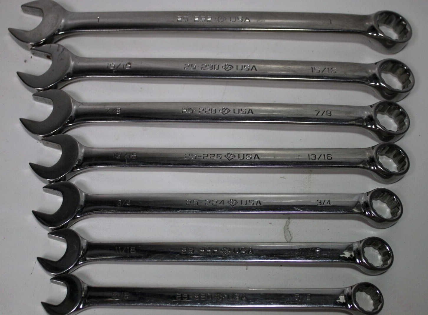 Armstrong USA 7pc Metric Ratcheting Wrench Set 25-220-222-224-226-228-230-232