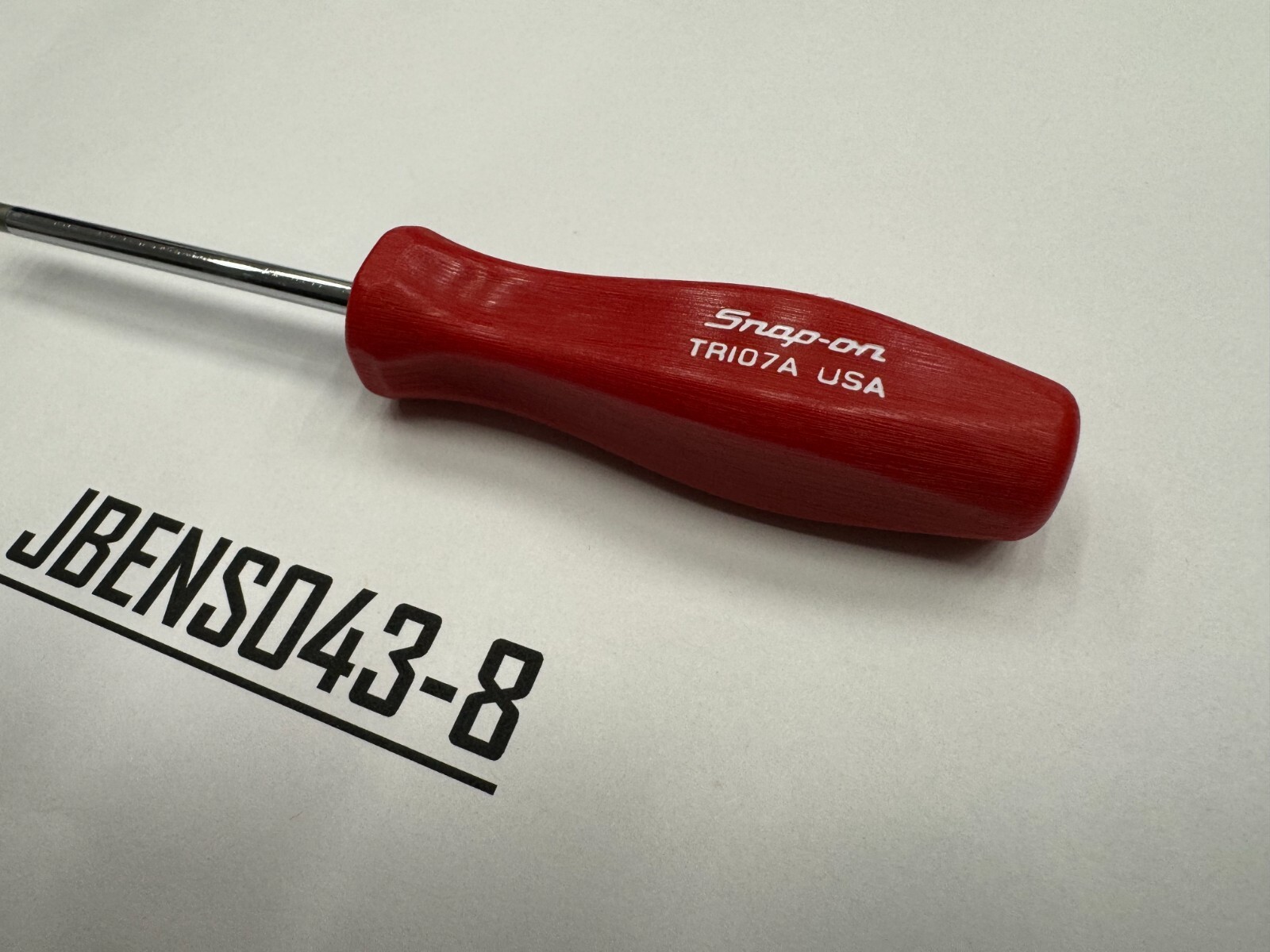 Snap-on Tools USA NEW RED Hard Grip Tire Valve Core Tool TR107AR
