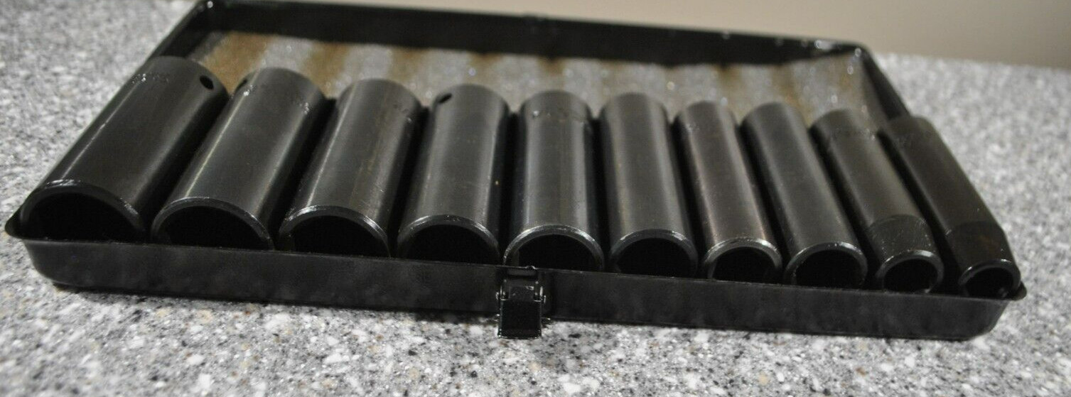 Campbell Hausfeld 1/2″ Drive Deep Well SAE Socket Set-Impact Grade TL1029