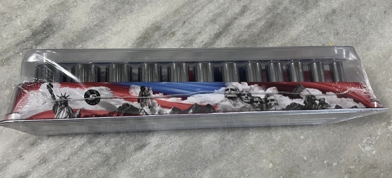 NEW Snap-On 250th America Anniversary 3/8 Stars Ratchet & Metric Sockets 8-19mm
