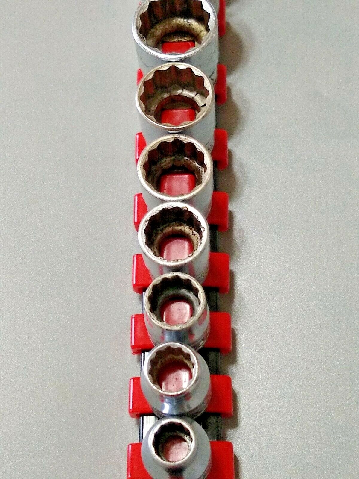 Snap On 10-Piece, 3/8″ Dr Socket Set, 5/16″ to 7/8″ Shallow 12Pt.