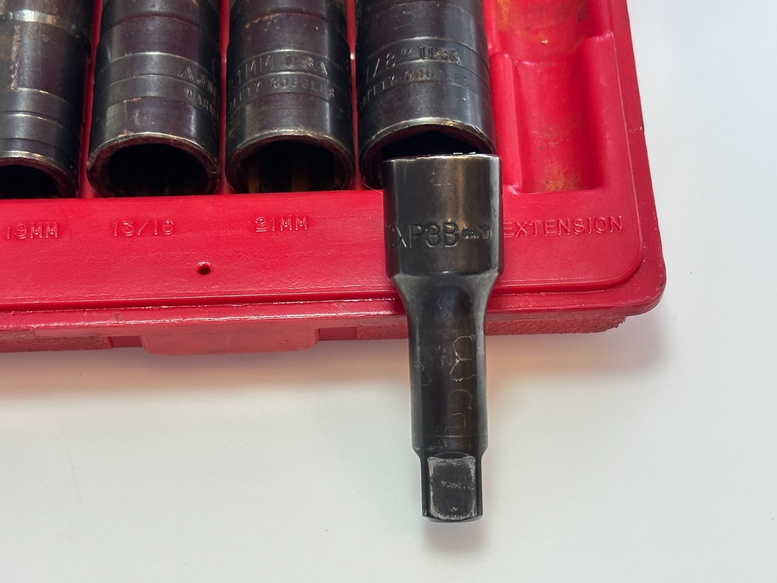 Ken-Tool USA 30111 5pc Double-Duty Flip Socket Set w/ Matco Extension, Missing 1