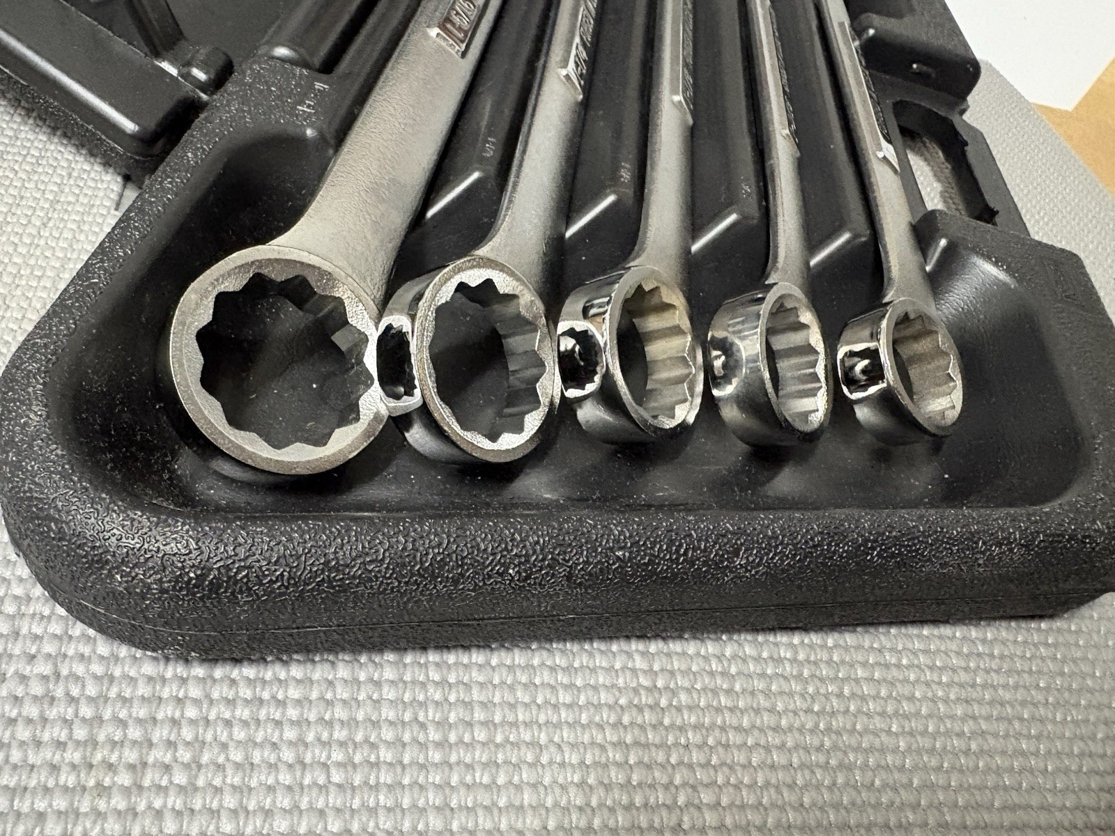 Sears Craftsman USA 5pc Jumbo SAE Combination Wrench Set 46939 w/ Carry Case