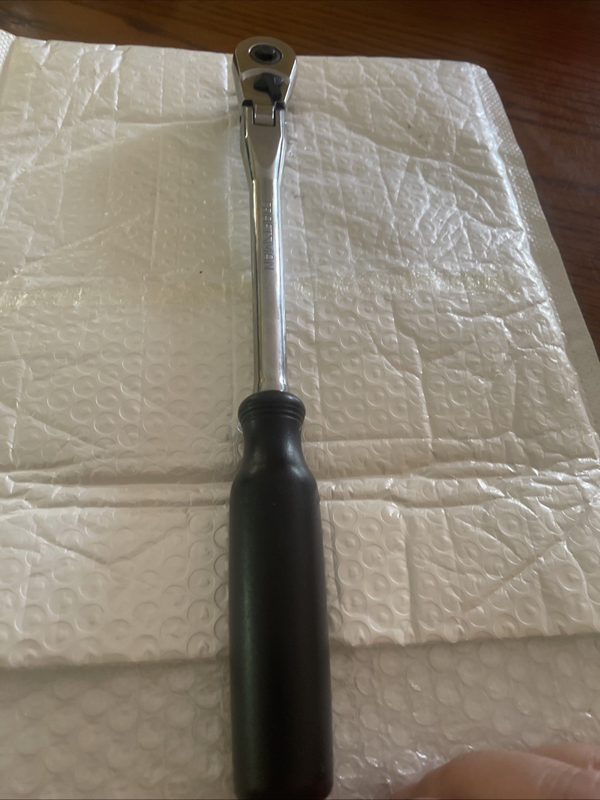 Craftsman 12″ Flex Head Ratchet 3/8″ Drive w/Ergo Black Hard Handle 44836-VK-USA
