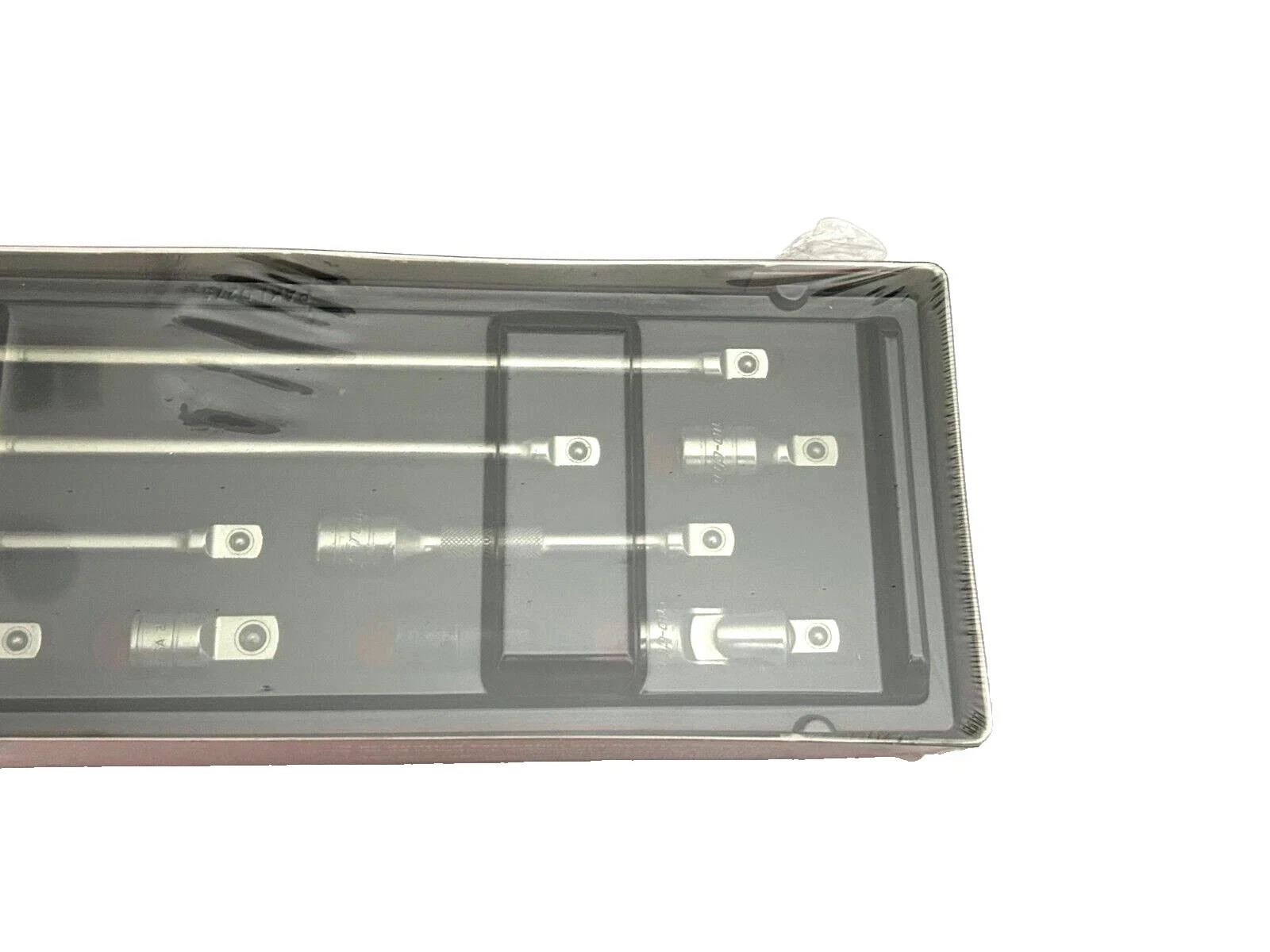 Snap-on Tools RED 9pc 3/8 Drive Extension Adaptor Foam Kit Set 209AFXAFR USA NEW