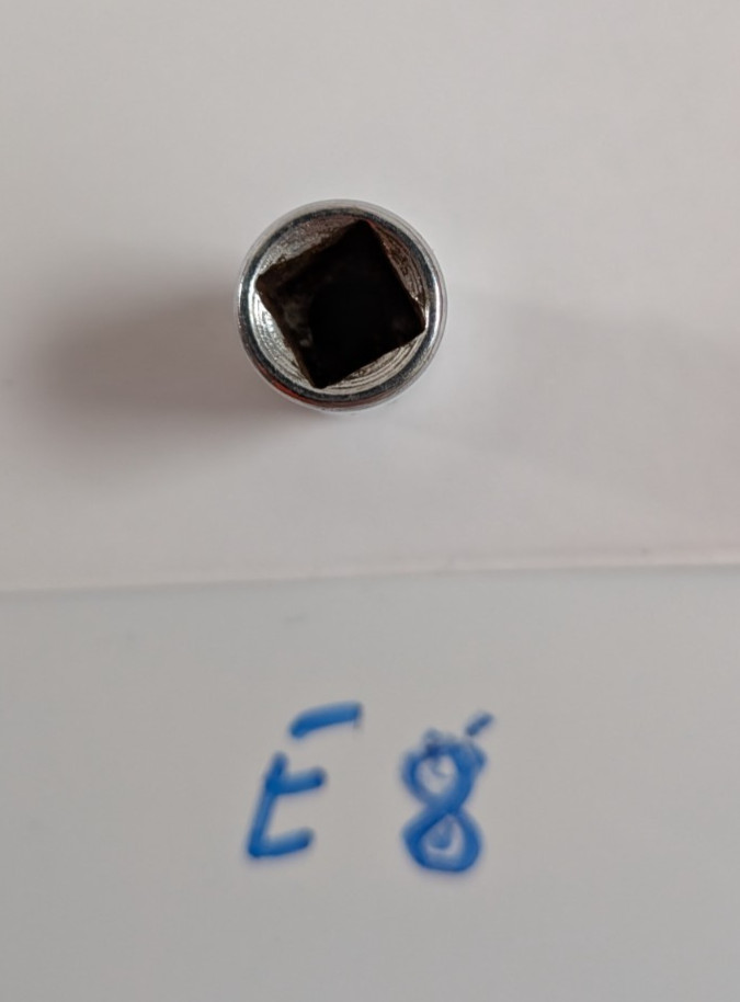 Snap-on Tools 1/4″ Drive E8 Inverted TORX Chrome Socket FLE80 wb7b.blurib