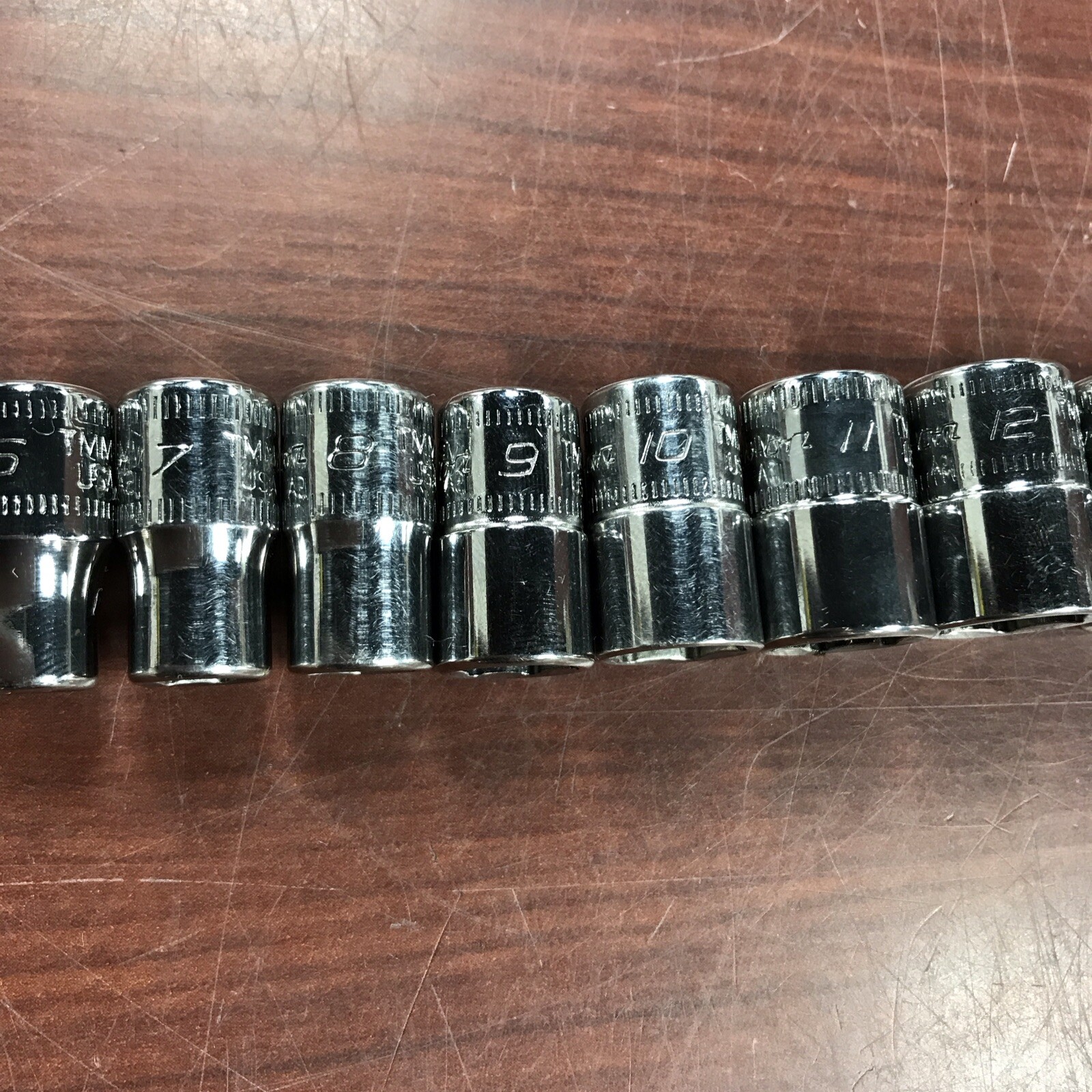 Snapon 24pc 1/4” Metric Socket Set 124STTMM with Magnetic Holder