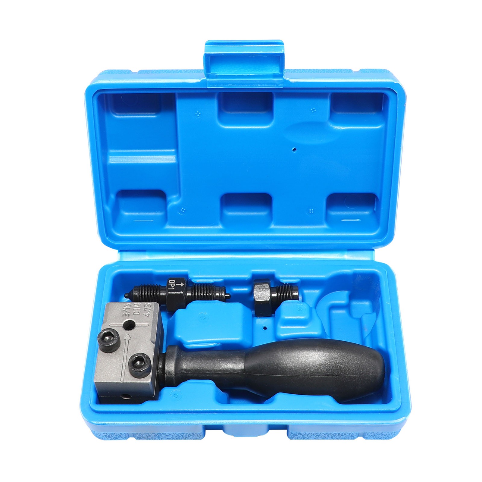 Brake Tube Flaring Tool Kit 3/16″ with Positioning Bolt and Double-Ended Punch
