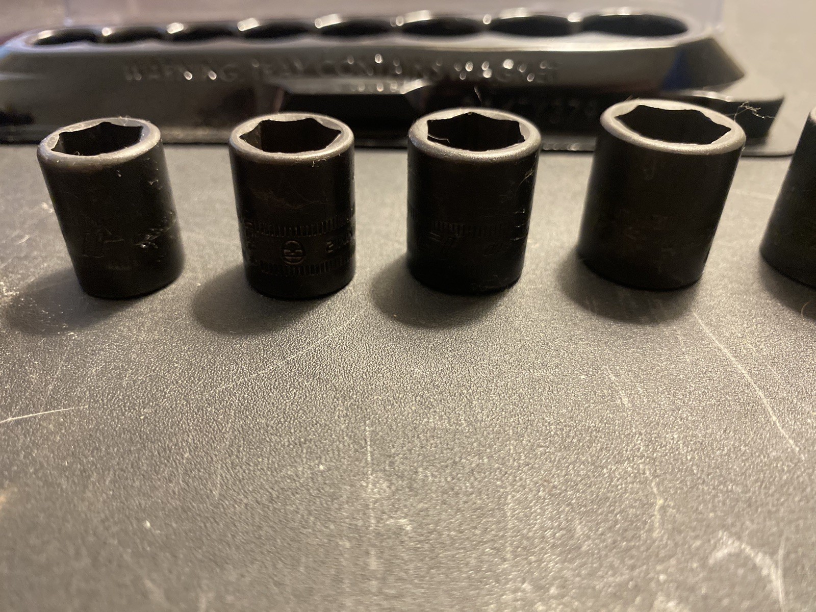 Snap On imtmm impact 1/4 drive shallow socket set 6pc INCOMPLETE READ