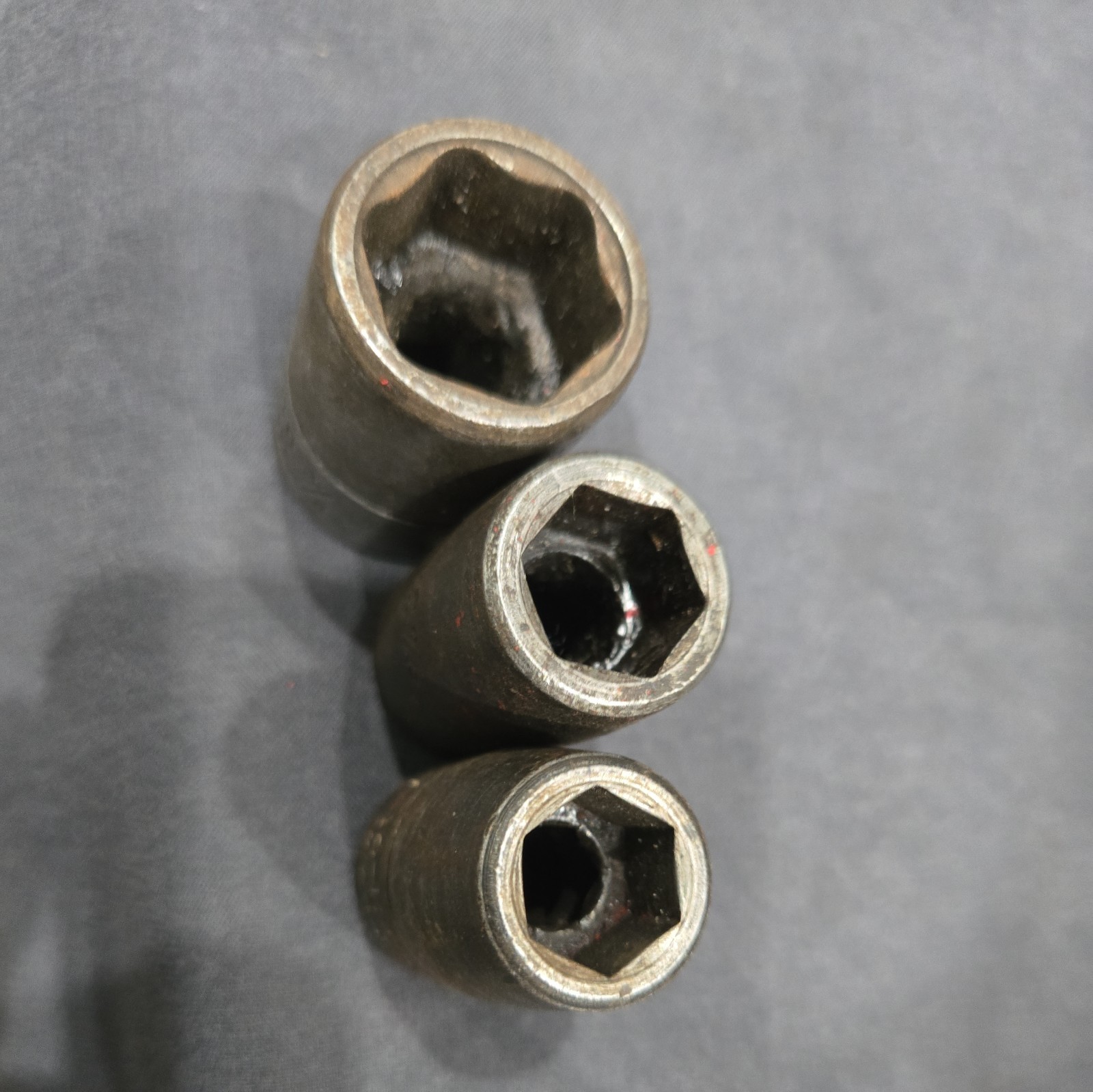 Vintage Proto Shallow Impact Socket Set 3 pc 1/2″ Drive