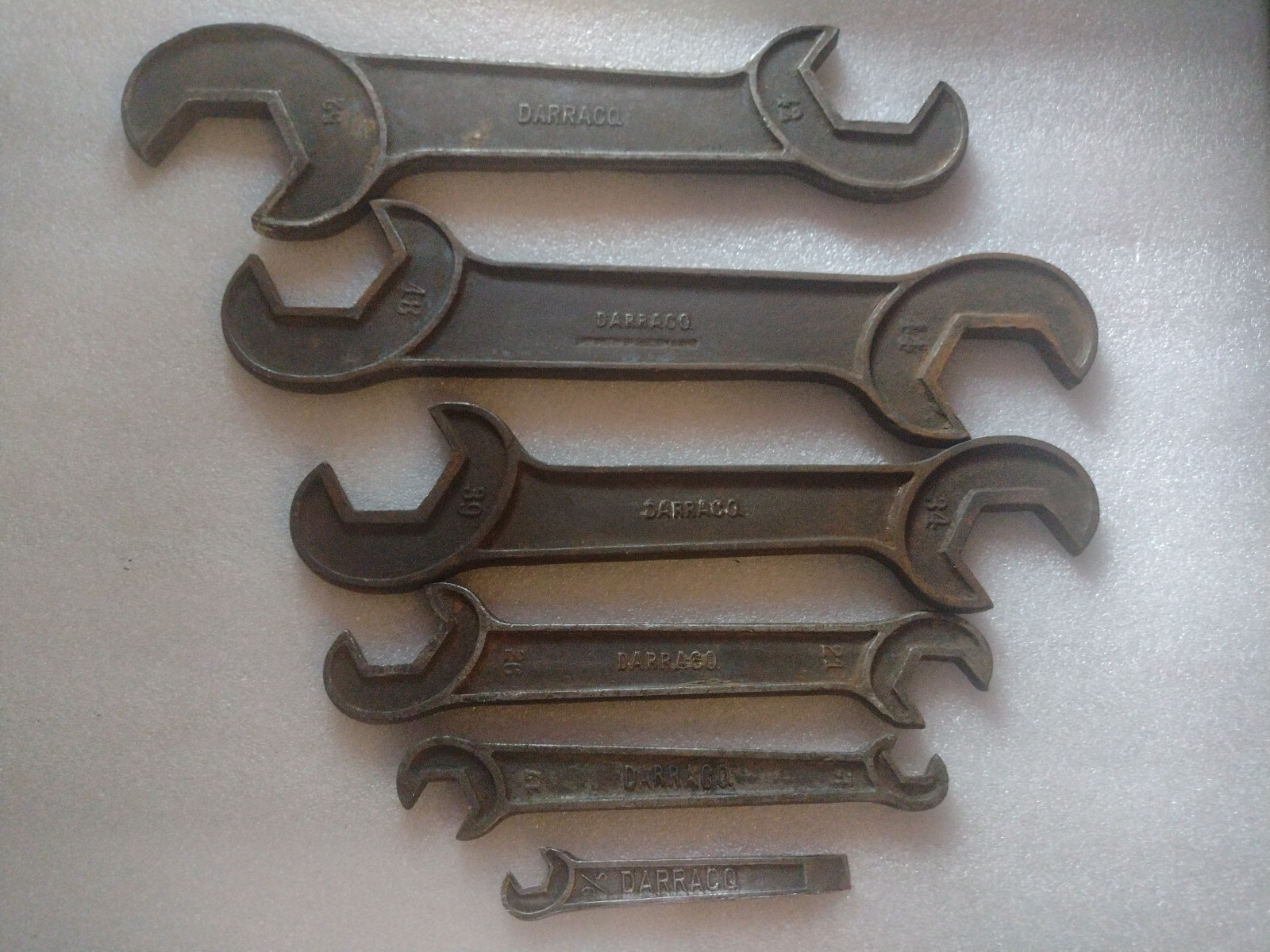 DARRACQ Wrenches Spanners Vintage 1900’s Rare for Classic Vehicles Automotives