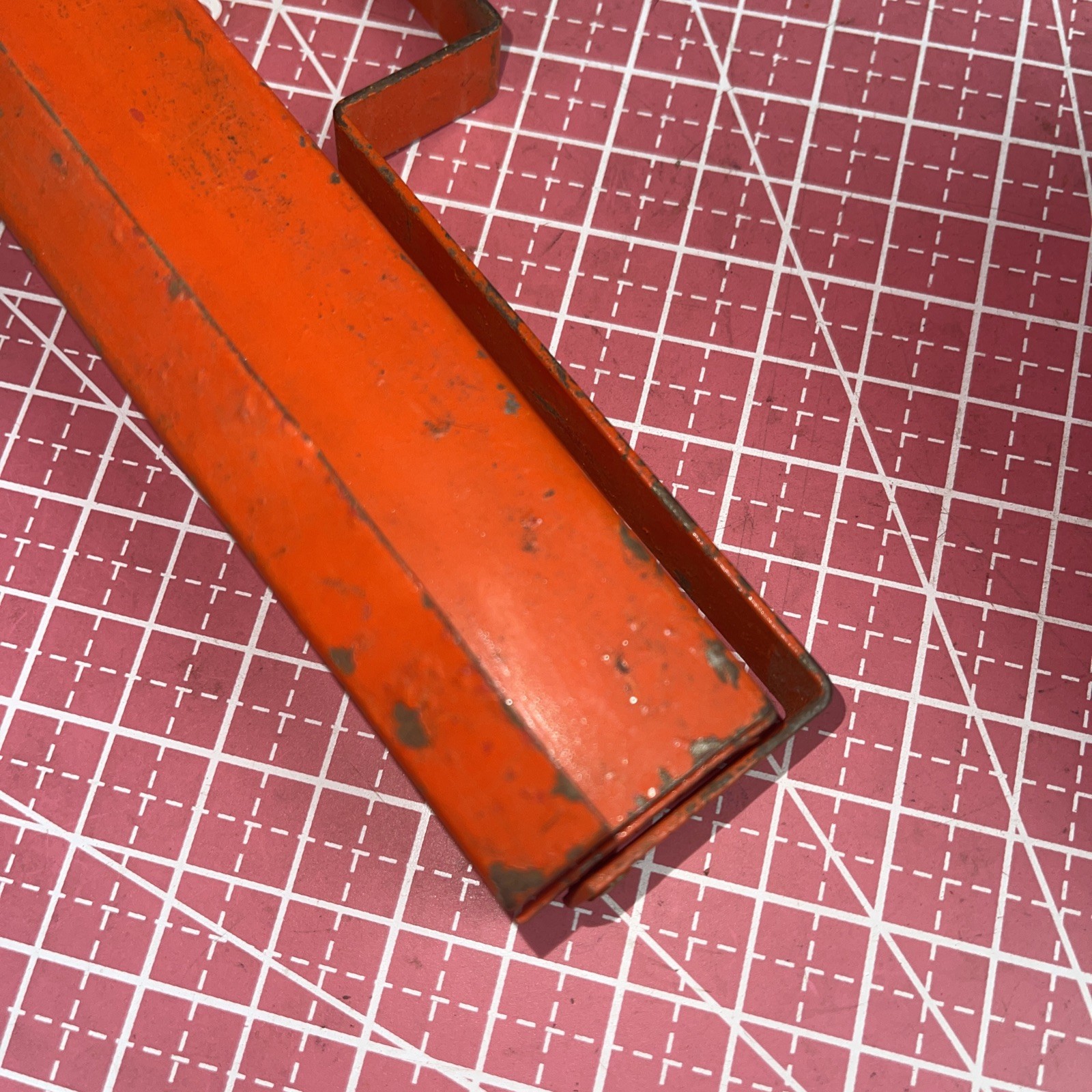 Unbranded 11 In Long Metal Deep Socket Tray Holder Tool Chest Lip Vintage Heavy