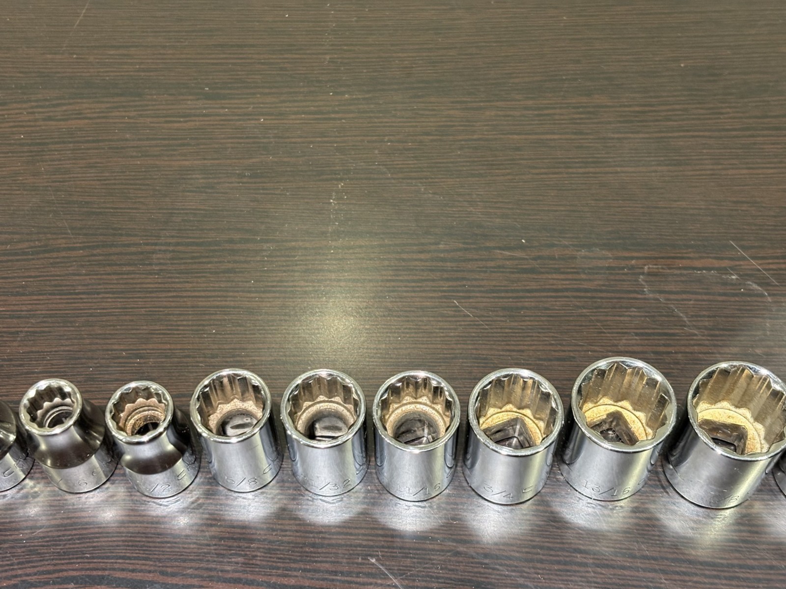 Craftsman USA G-Series 1/2” Drive SAE 12 Point Standard Socket Set G475xx 14 PC
