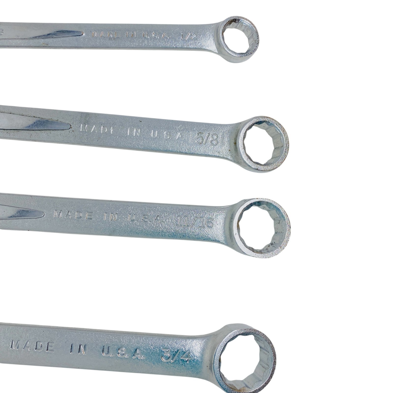 Easco USA Combination Wrench Mechanics Hand Tool Lot Set SAE, 4 Pcs