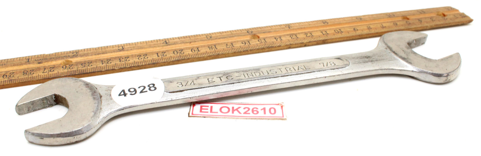 ETC- Industrial 3/4″ x 7/8″ Chrome Molyboenum Open End Wrench