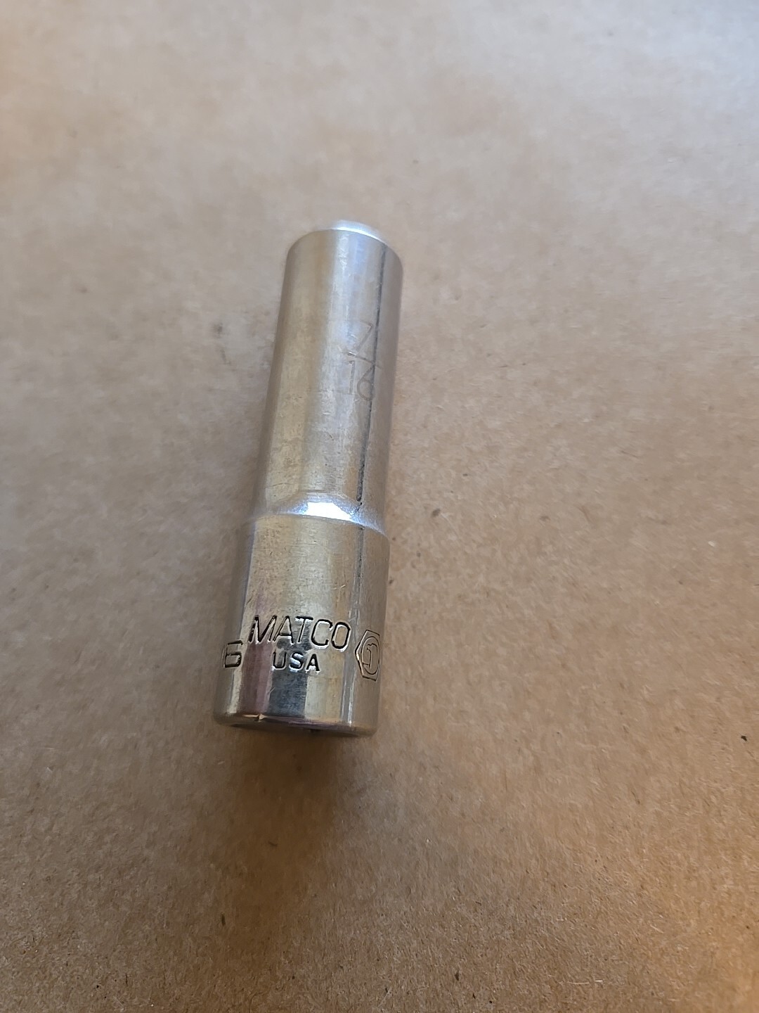 Matco Tools 3/8″ Drive 7/16″ 6PT SAE Deep Chrome Socket BD146A