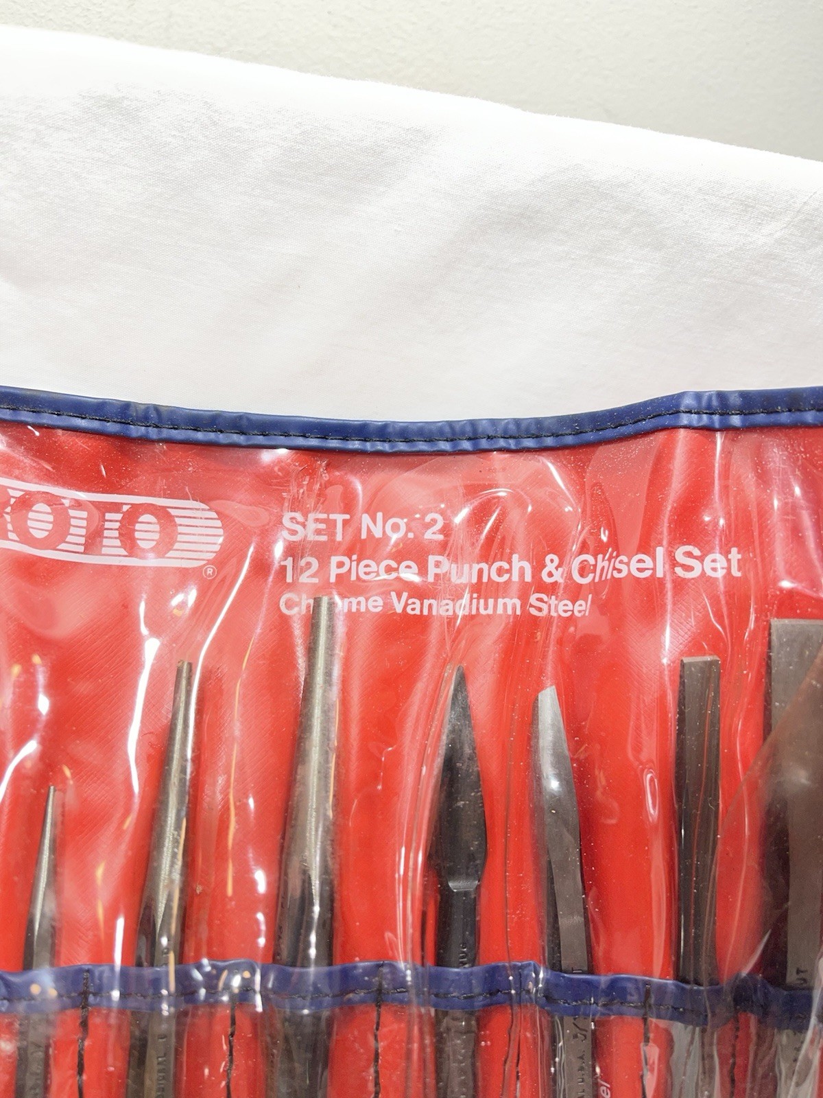NEW Proto Professional 12pc Punch & Chisel Set No. 2 w/Pouch (MADE USA)