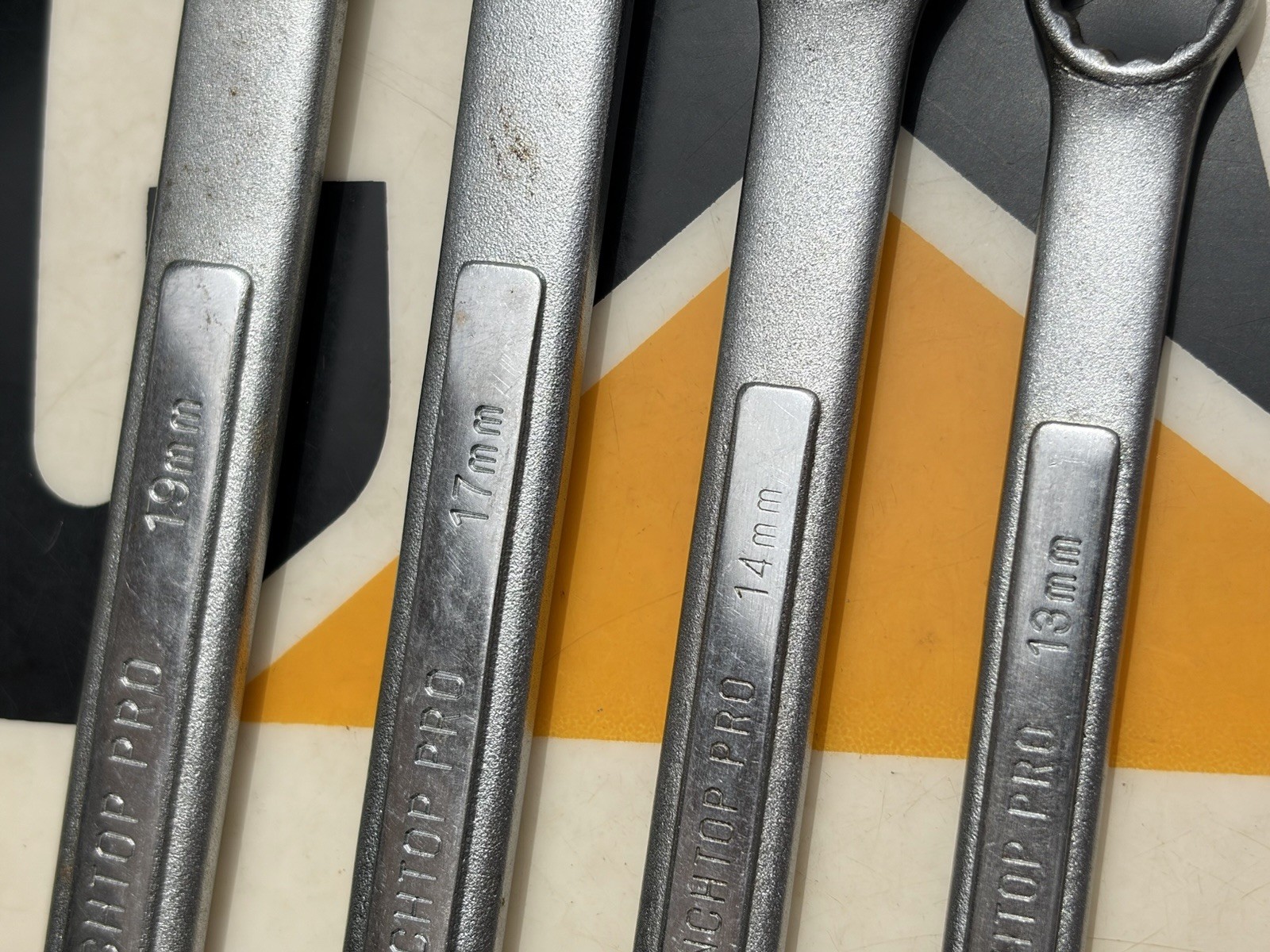 Benchtop Pro 13mm, 14mm, 17mm, and 19mm 12pt Combination Wrenches