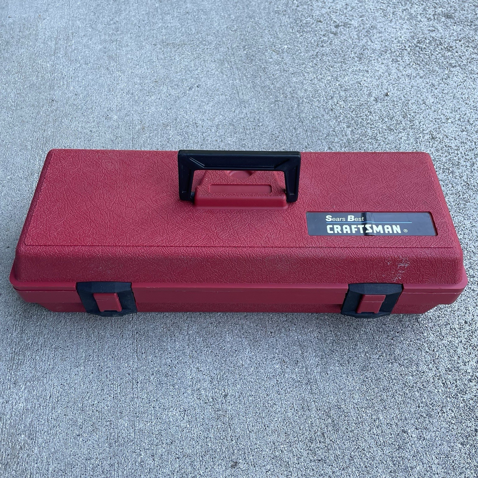Vintage Sears Best Craftsman USA 18.5″ Red Permanex Tool Box Case