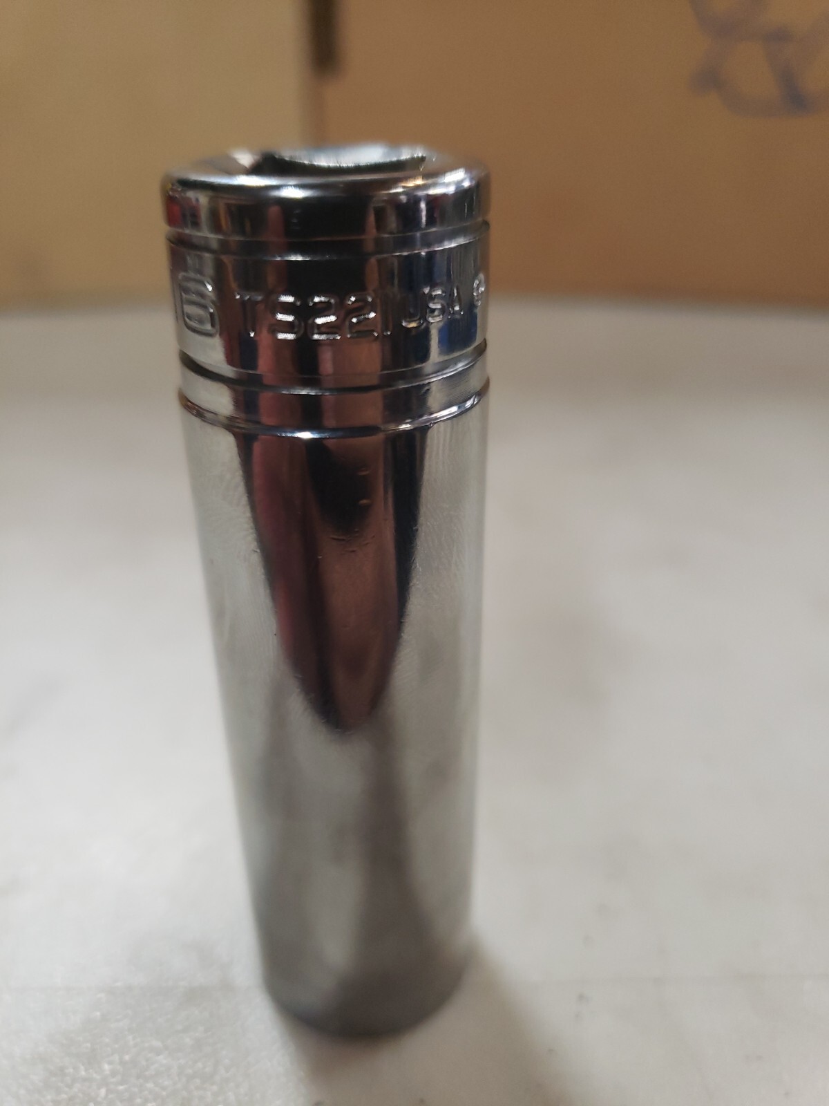 Snap-on Tools USA NEW 1/2″ Drive 11/16″ SAE Deep 6 Point Chrome Socket TS221
