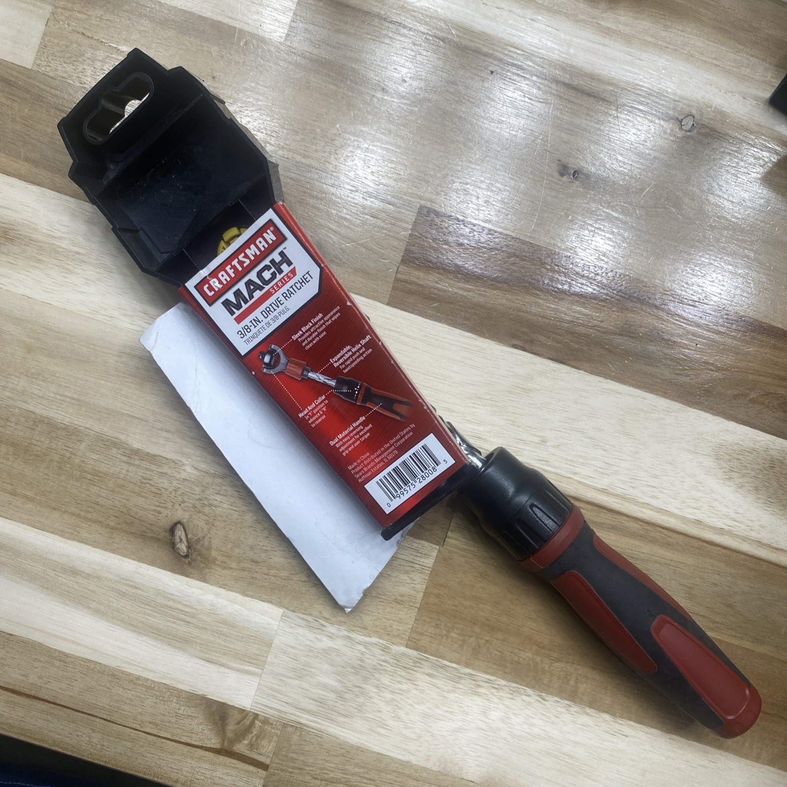 Craftsman Mach Series 3/8” Drive 72-Tooth Flex Head Extendable Ratchet 944578