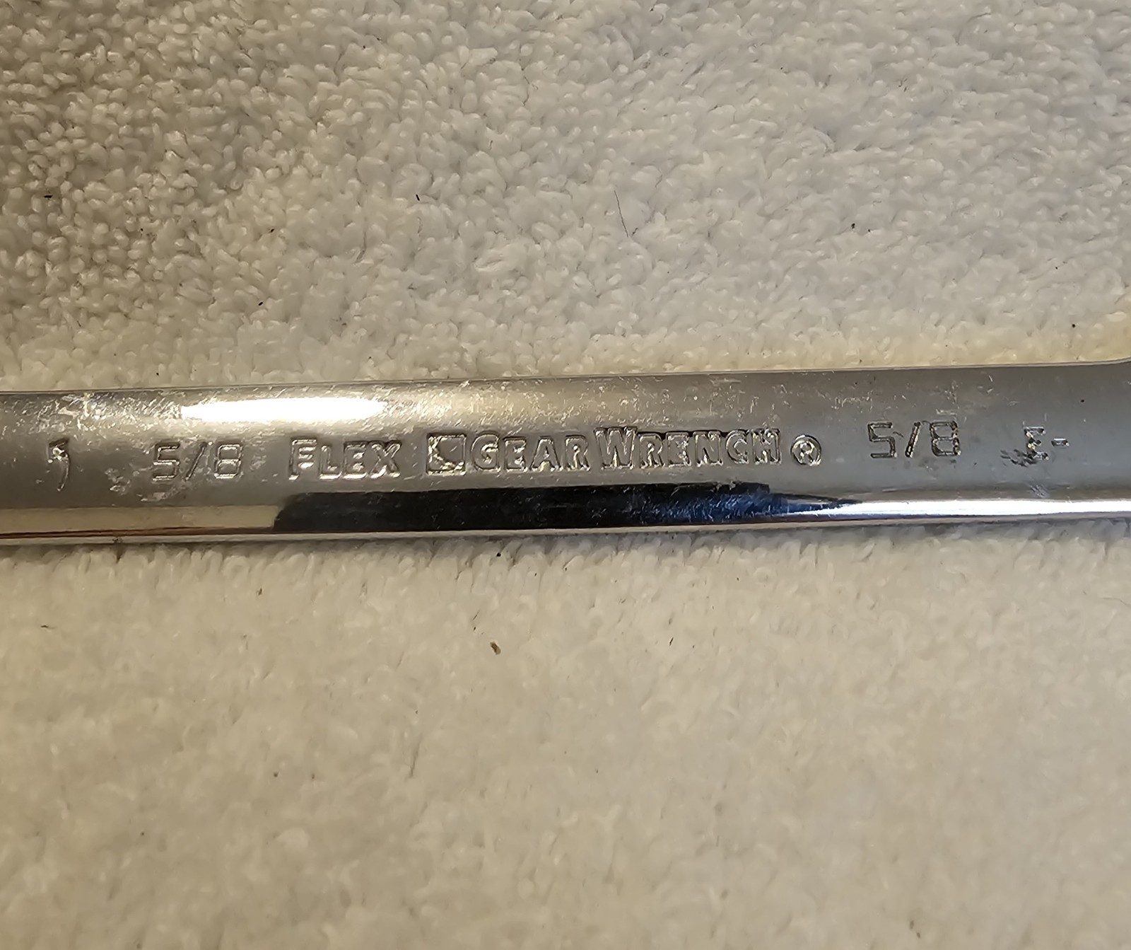 5/8″ Flex GearWrench Chrome Plated Double Ended Tough Steel Ratcheting Wrench