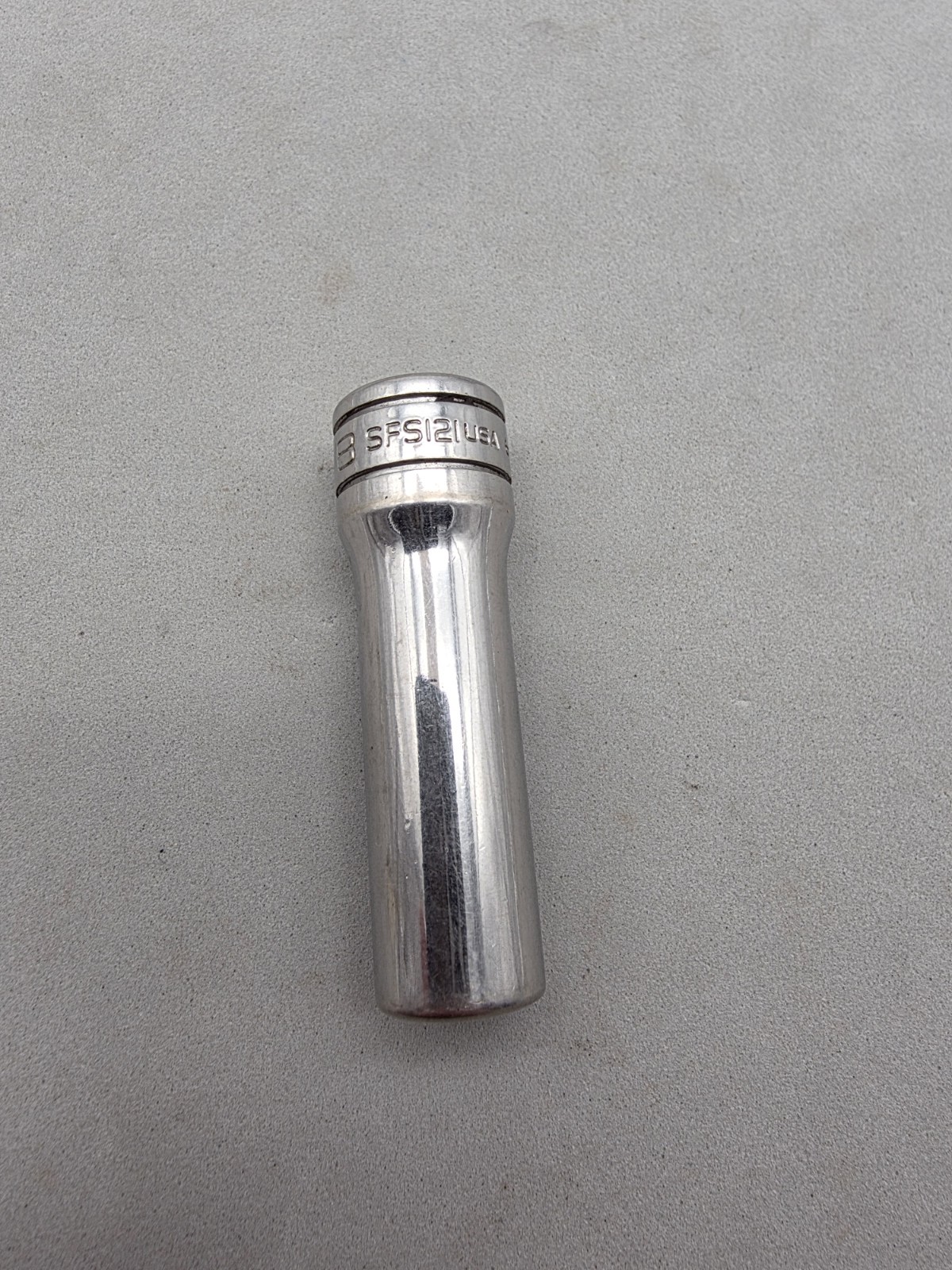 Snap On Tools 3/8″ Drive 3/8″ 6PT SAE Deep Chrome Socket SFS121 USA