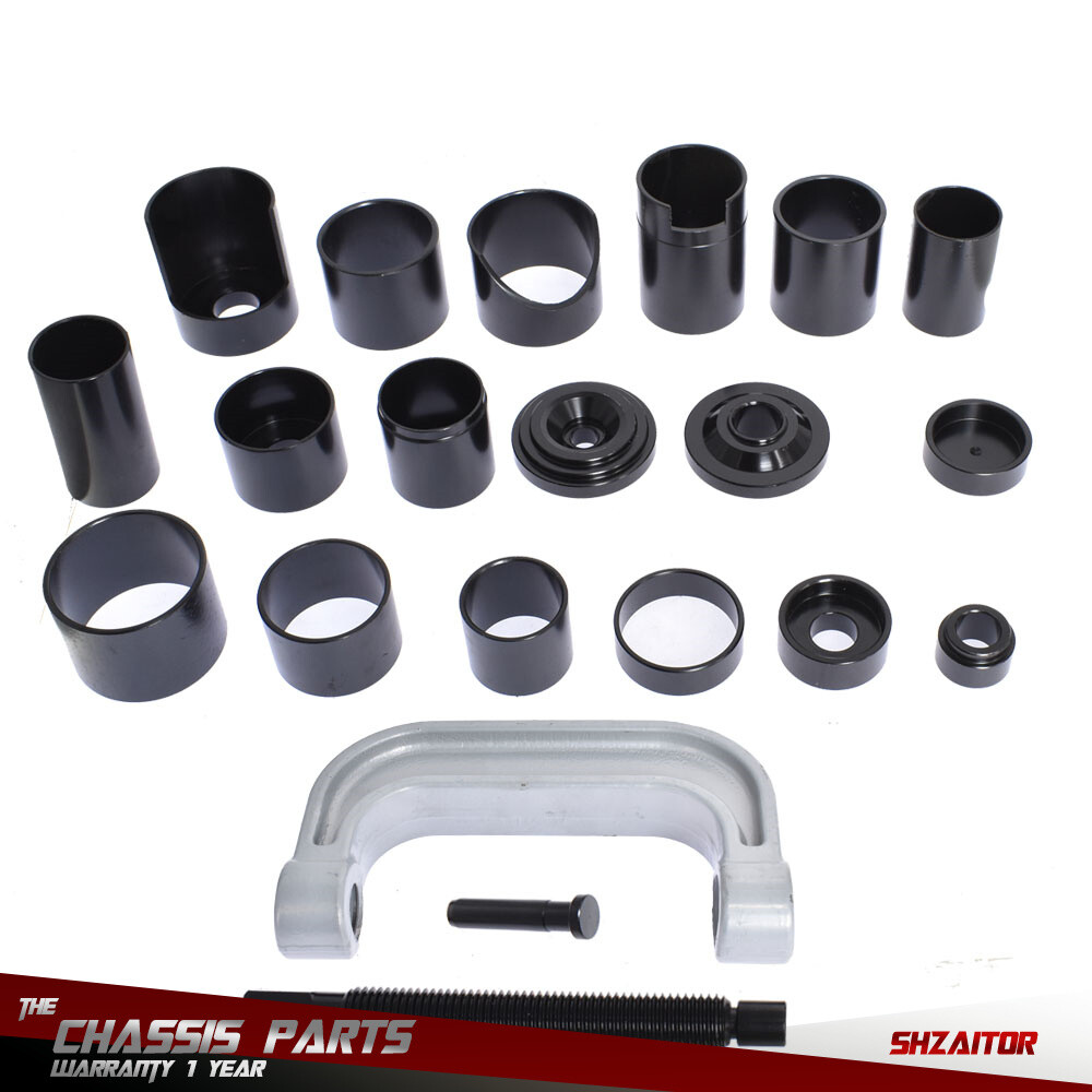 Auto Repair Service Removal Ball Joint Press Tool Kit & 21Pcs Master Adapter Set