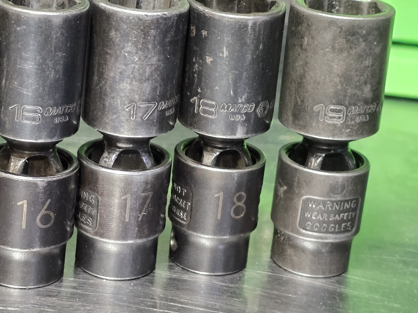 !!MATCO TOOLS USA!! SBDUPM106TB 10 PIECE 3/8 Drive Universal Impact Swivel Set!