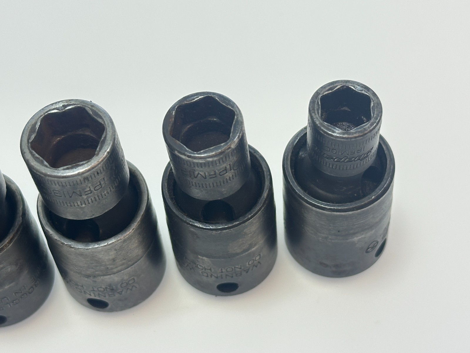🇺🇸 Snap-on USA 6pc 3/8 Drive Metric 10-18mm Swivel Universal Impact Socket Set