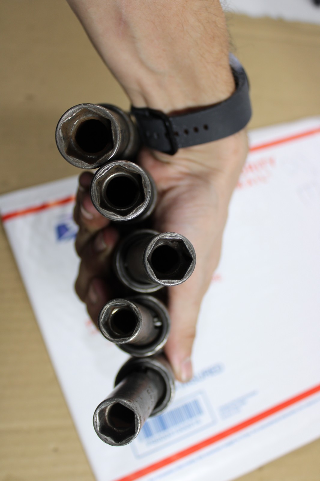 Snap on 5pc 1/2″ Drive Deep Swivel Impact Socket Set SAE 9/16 – 3/4