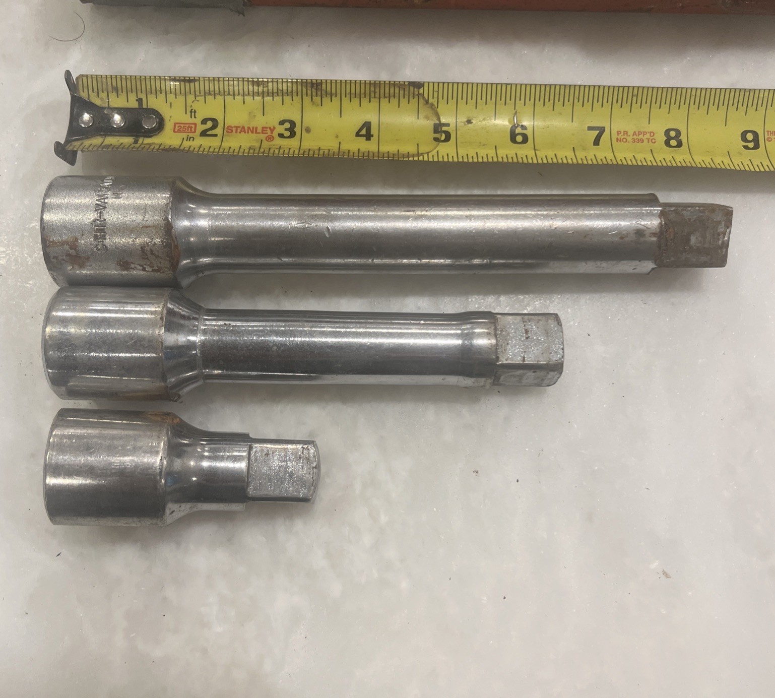 Pro Socket Set: 3/4 in Drive SAE 3/4 to 2”, Breaker Bar, 3 Extensions VTG. JAPAN