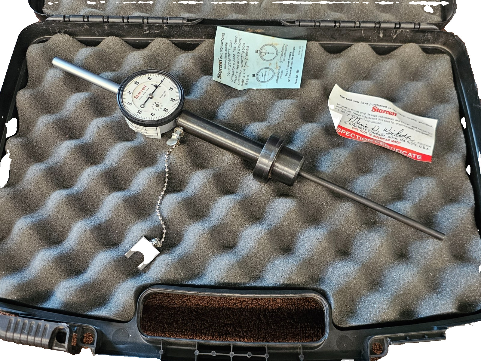 SPX J34930 Crank Position Timing Tool Starrett 25-2041 Dial Indicator 8V-92TA