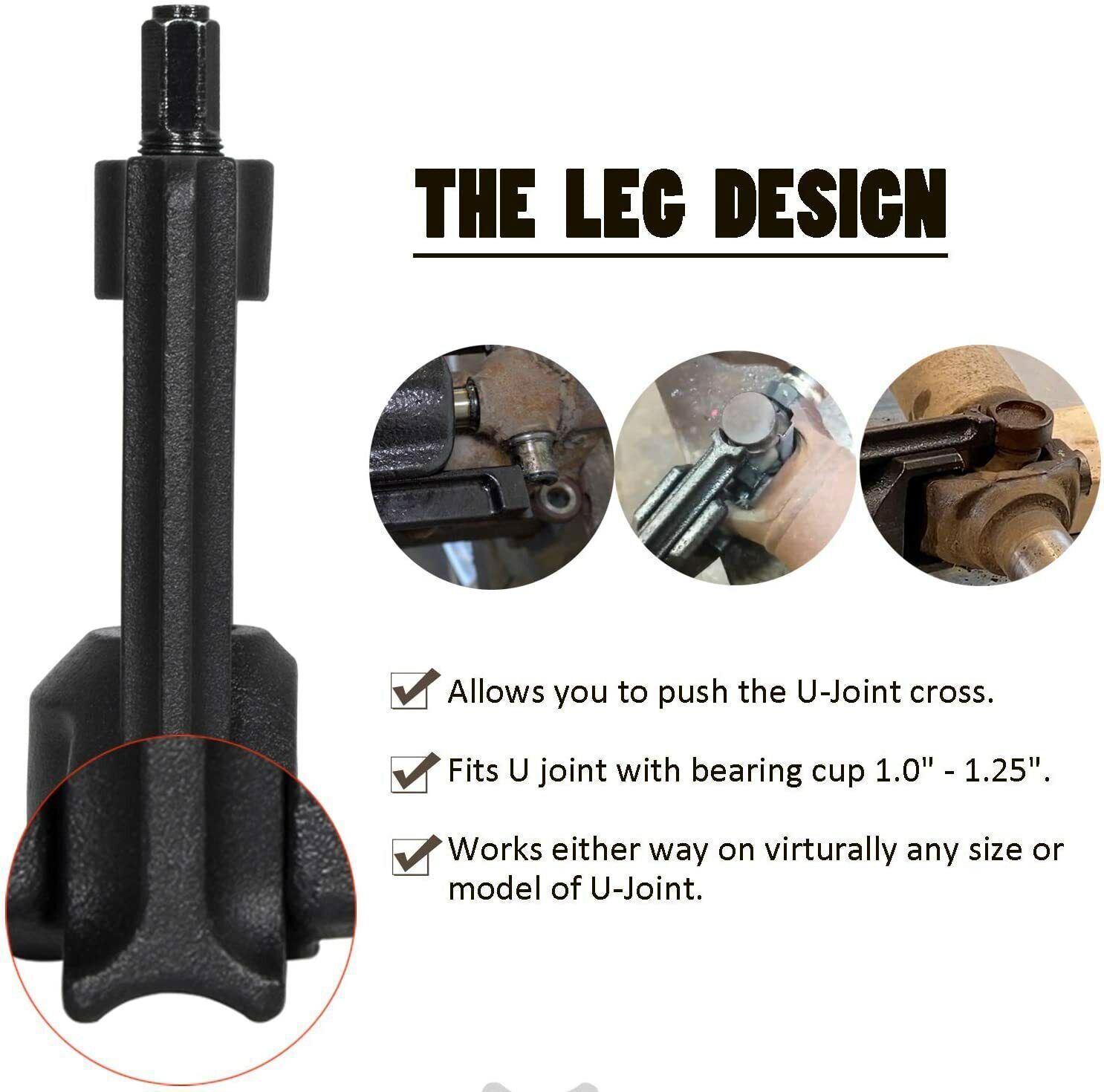 10105 Universal Heavy Duty Joint Puller Press Removal U-Joint Tool for Car Truck