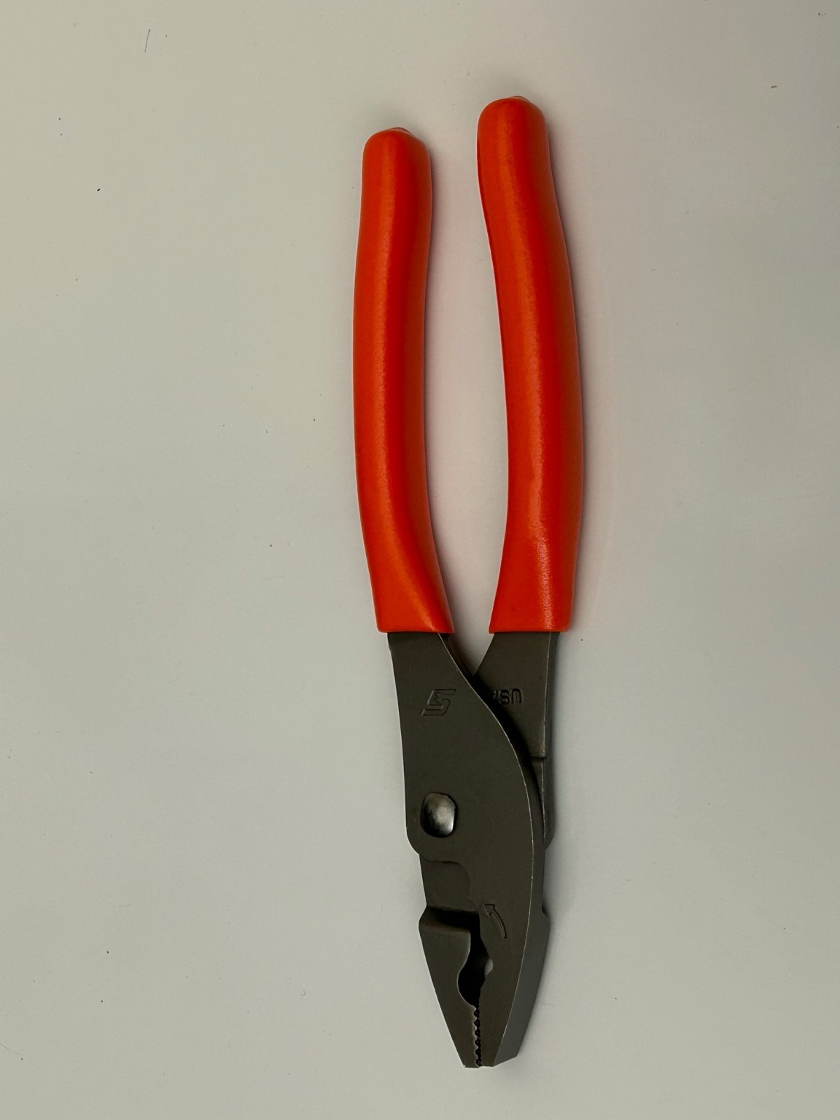 Snap-on Tools ORANGE 8″ Talon Soft Grip FlankJaw Slip-Joint Pliers HJ47ACFO NEW
