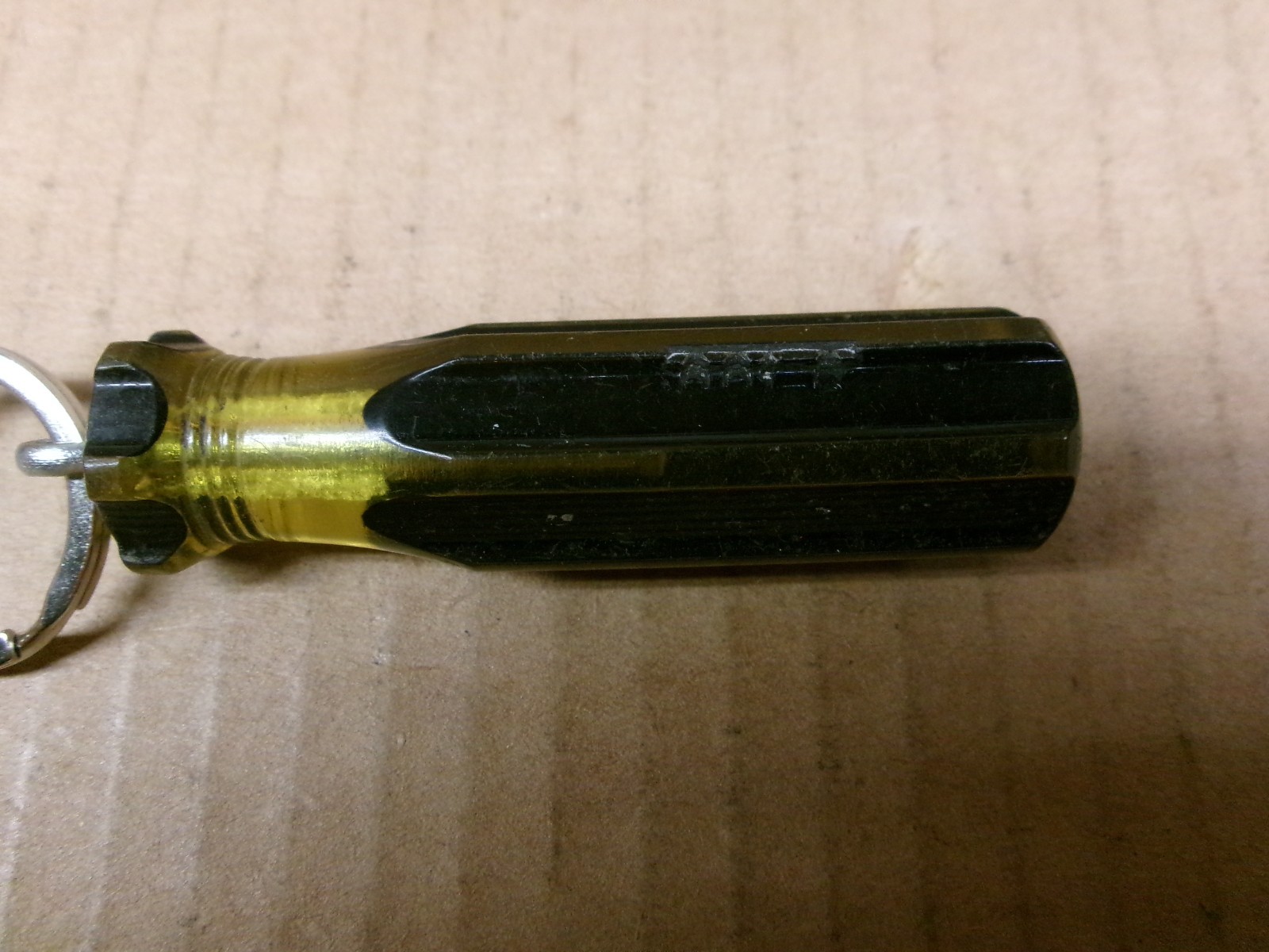 Bonney USA Black / Yellow Screwdriver Handle Key Chain ( Custom /Homemade)