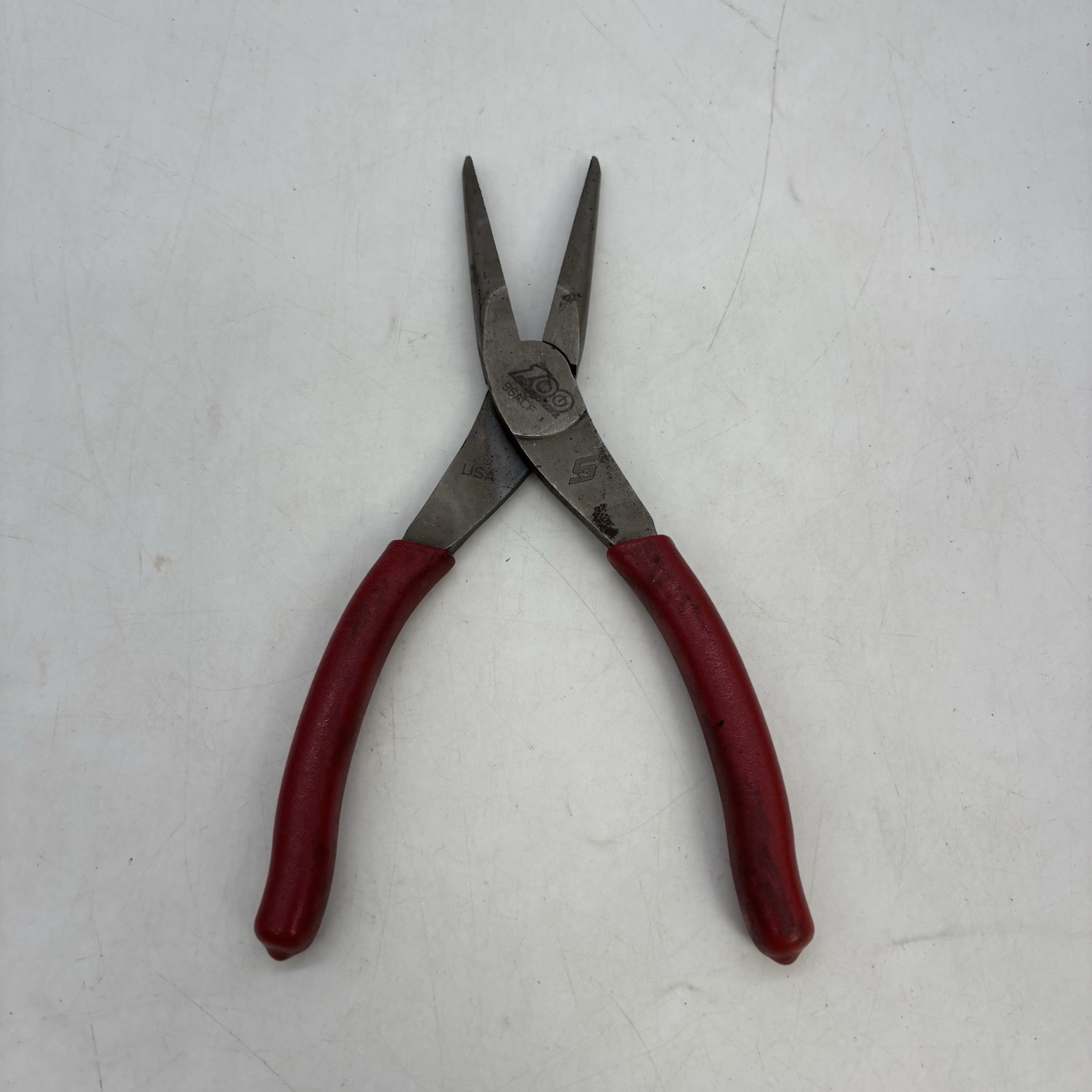 LAOA LA320112 Adjustable Crescent Wrench & Snap On 96ACF Needle Nose Pliers Used