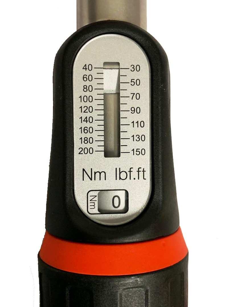 Hazet Torque Wrench 1/2″ 40-200Nm Steel Gruber Edition with Scale Case