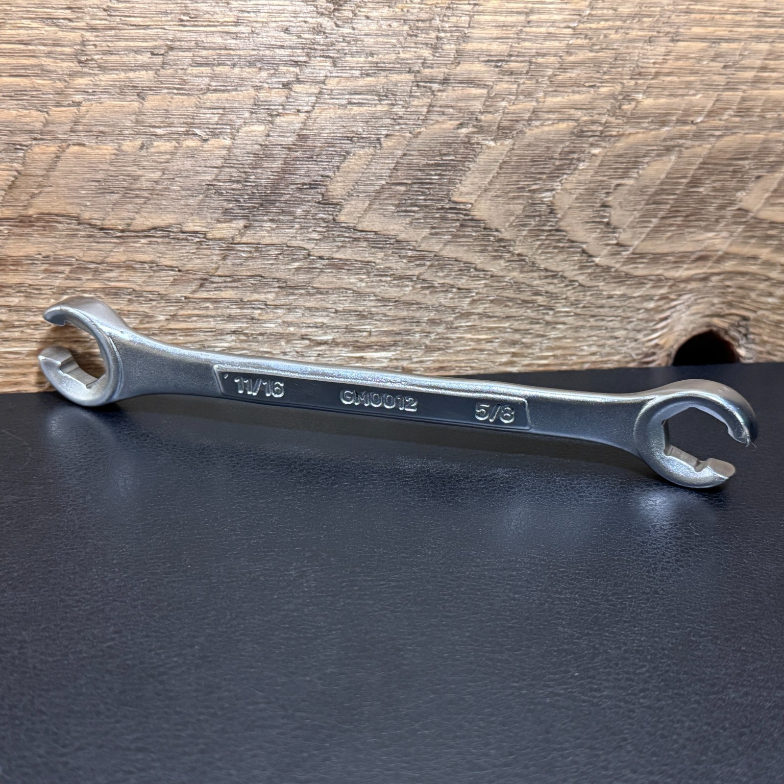 Vintage POWER TORQUE GM0012 Flare Nut Brake Line Wrench 5/8″ 11 /16″ Offset USA
