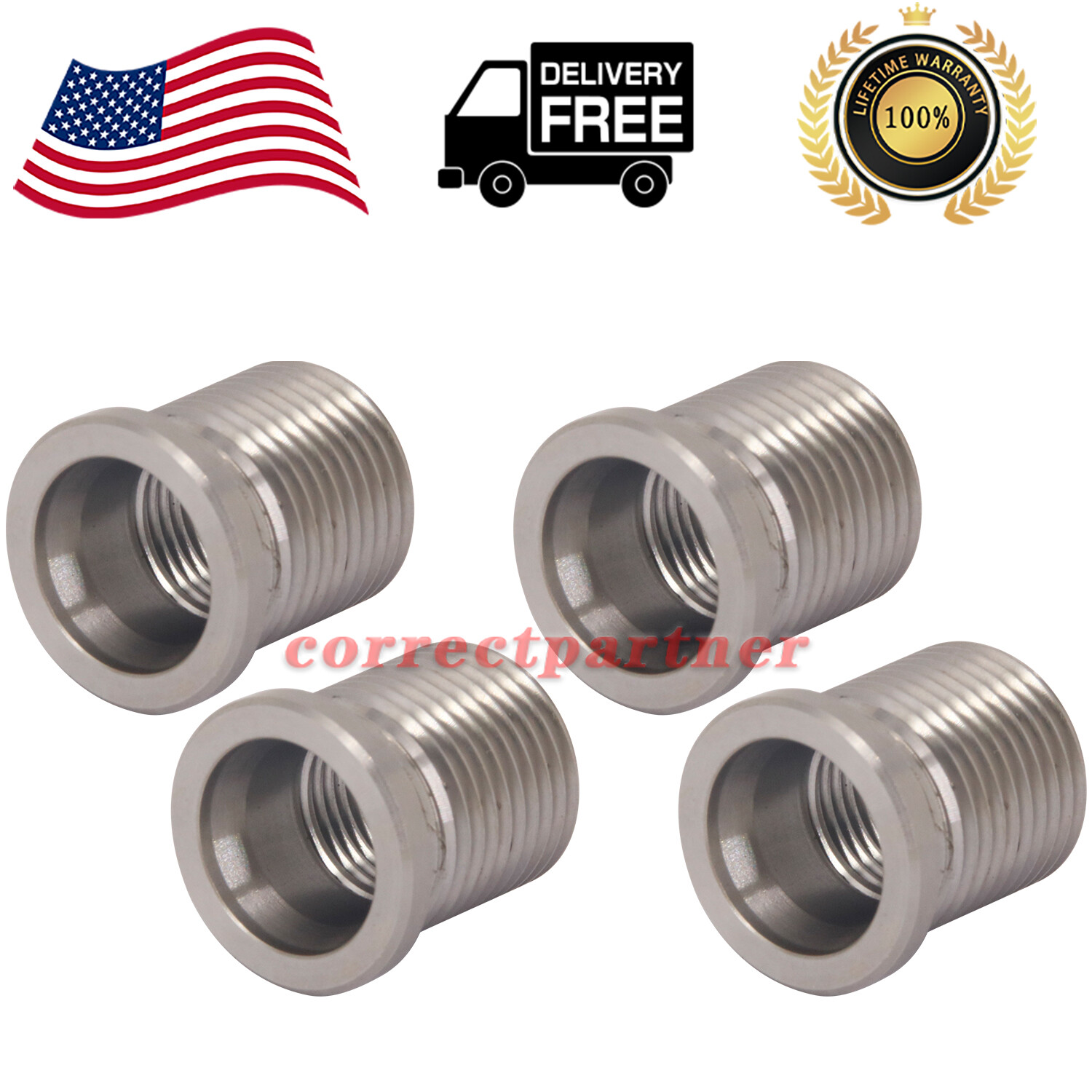 14mm Spark Plug Port Inserts CAL389-100 4. 6L 5. 4L 6. 8 V-10 For Ford Triton *4