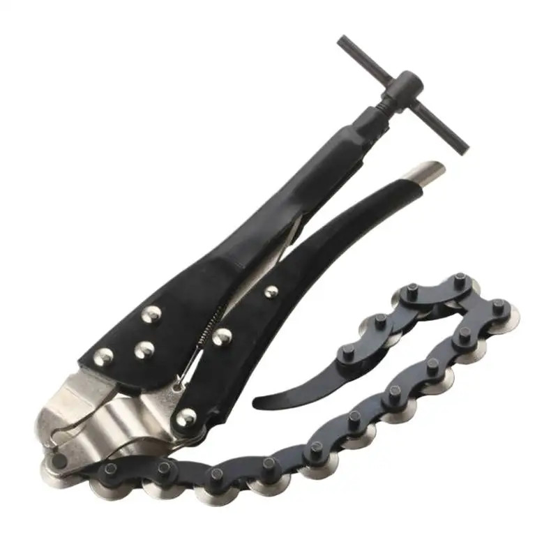 Auto Exhaust and Tailpipe Chain Multi Wheel Blade Tail Pipe Cutter Chain Cutter
